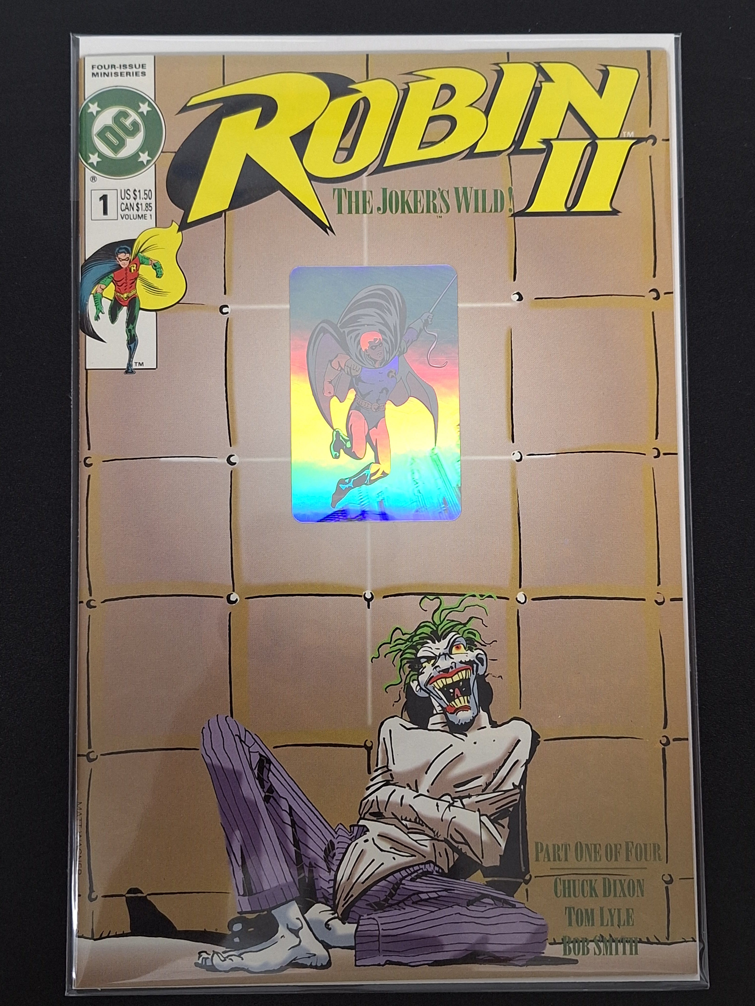 Robin II The Joker's Wild! 1 DC 1991 Joker Hologram Cover