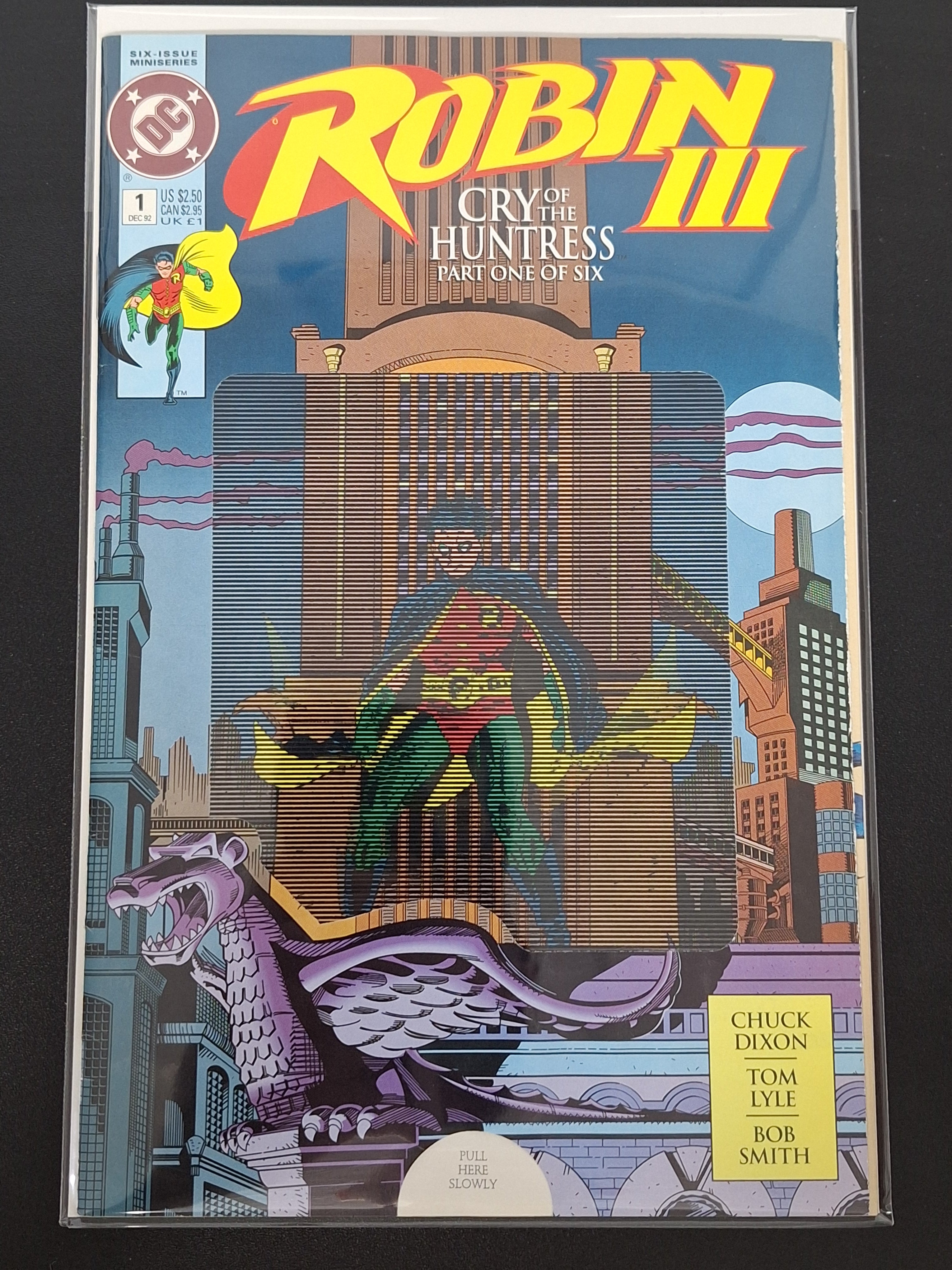 Robin III Cry Of The Huntress 1 DC 1992 Pull Cover