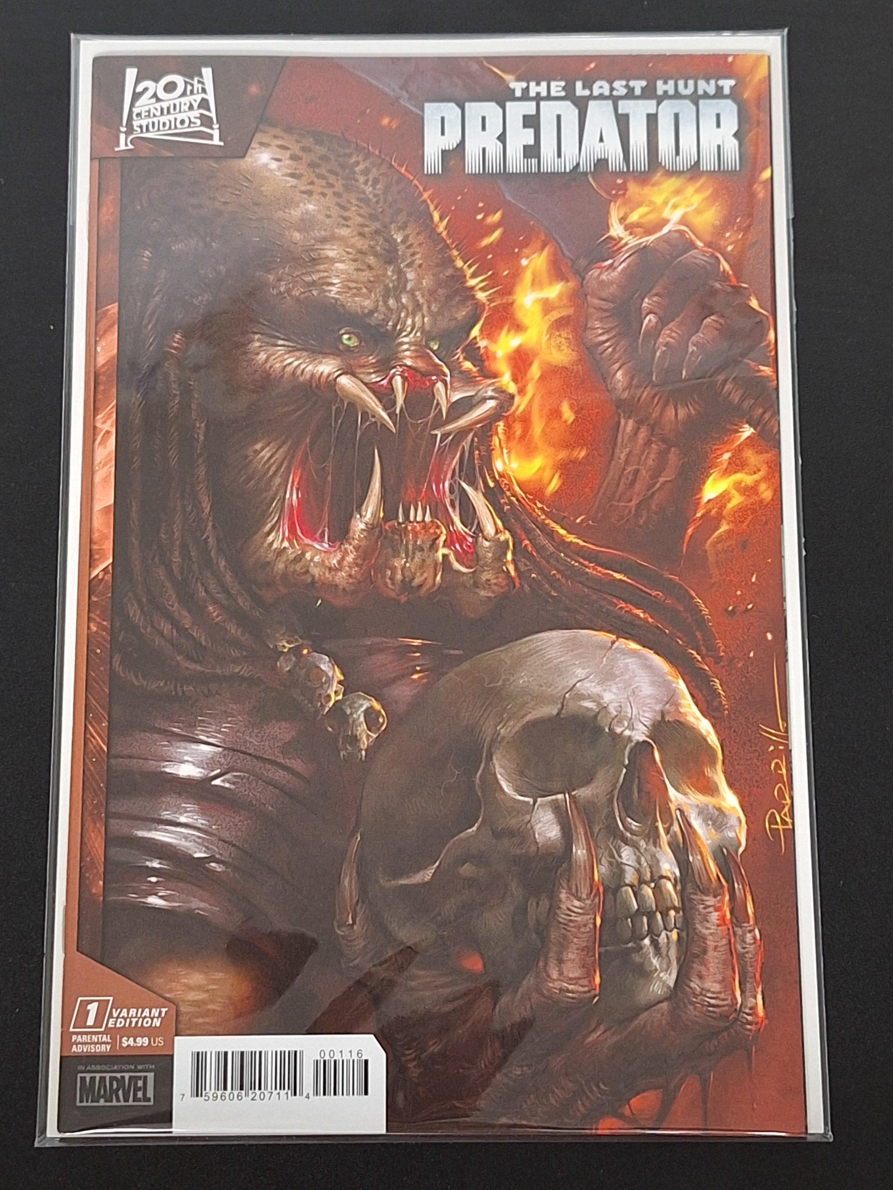 Predator The Last hunt 1 Marvel 2024 Parrillo 1:25 Variant