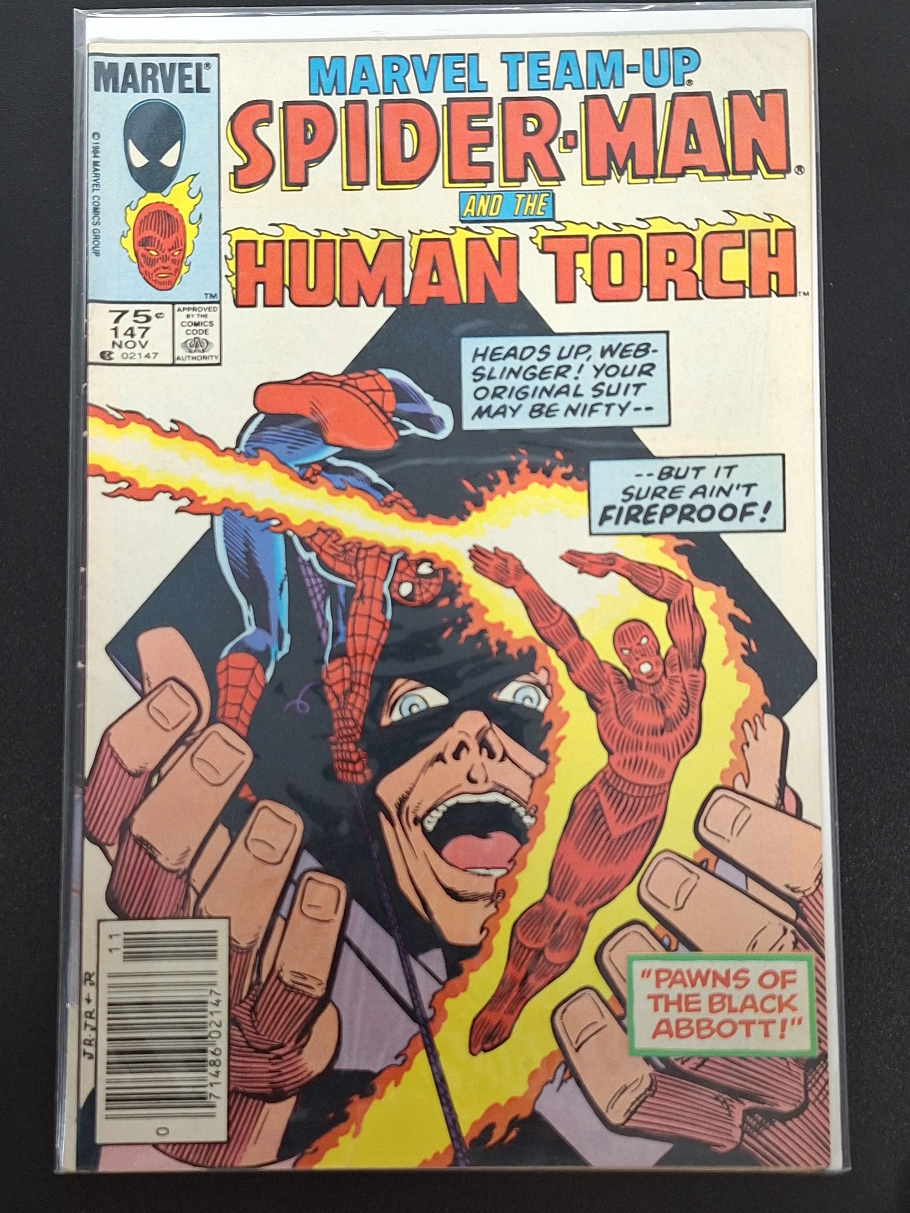 Marvel Team-Up 147 Marvel 1984 CPV Return of Spider-Man's Red Costume
