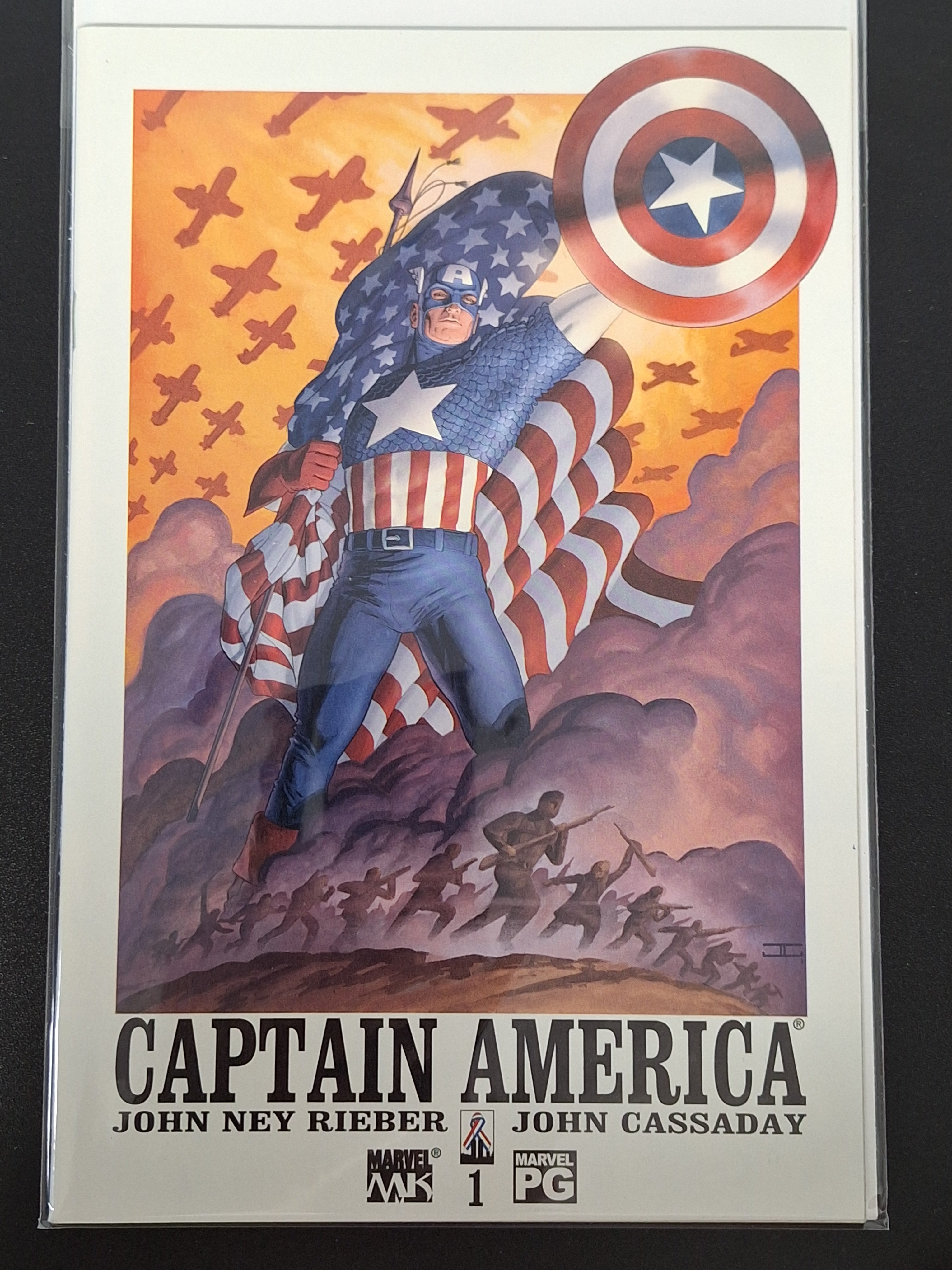 Captain America 1 Marvel Knights 2002 1st Faysal Al-Tariq