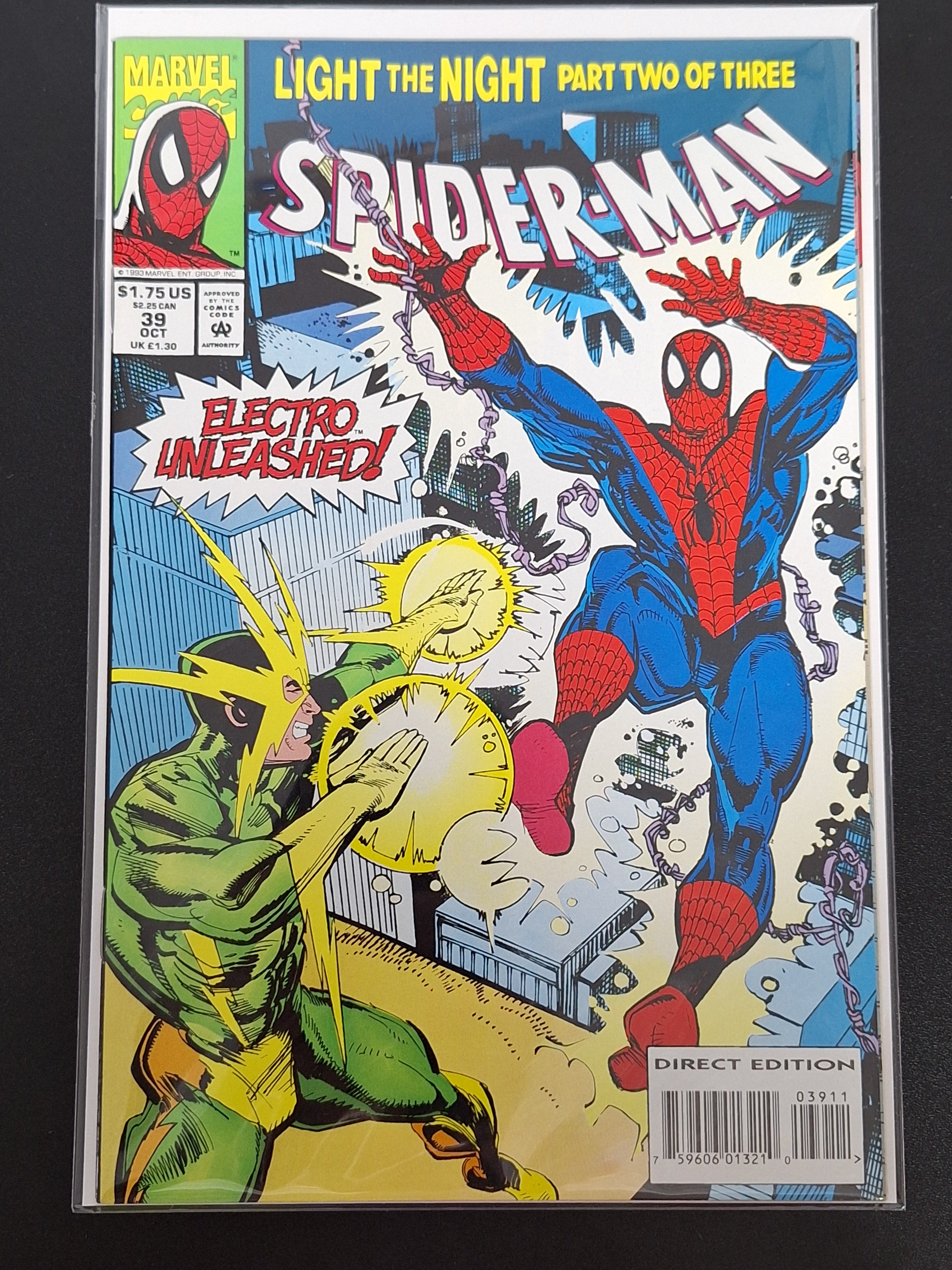 Spider-Man 39 Marvel 1993 Light The Night Part 2