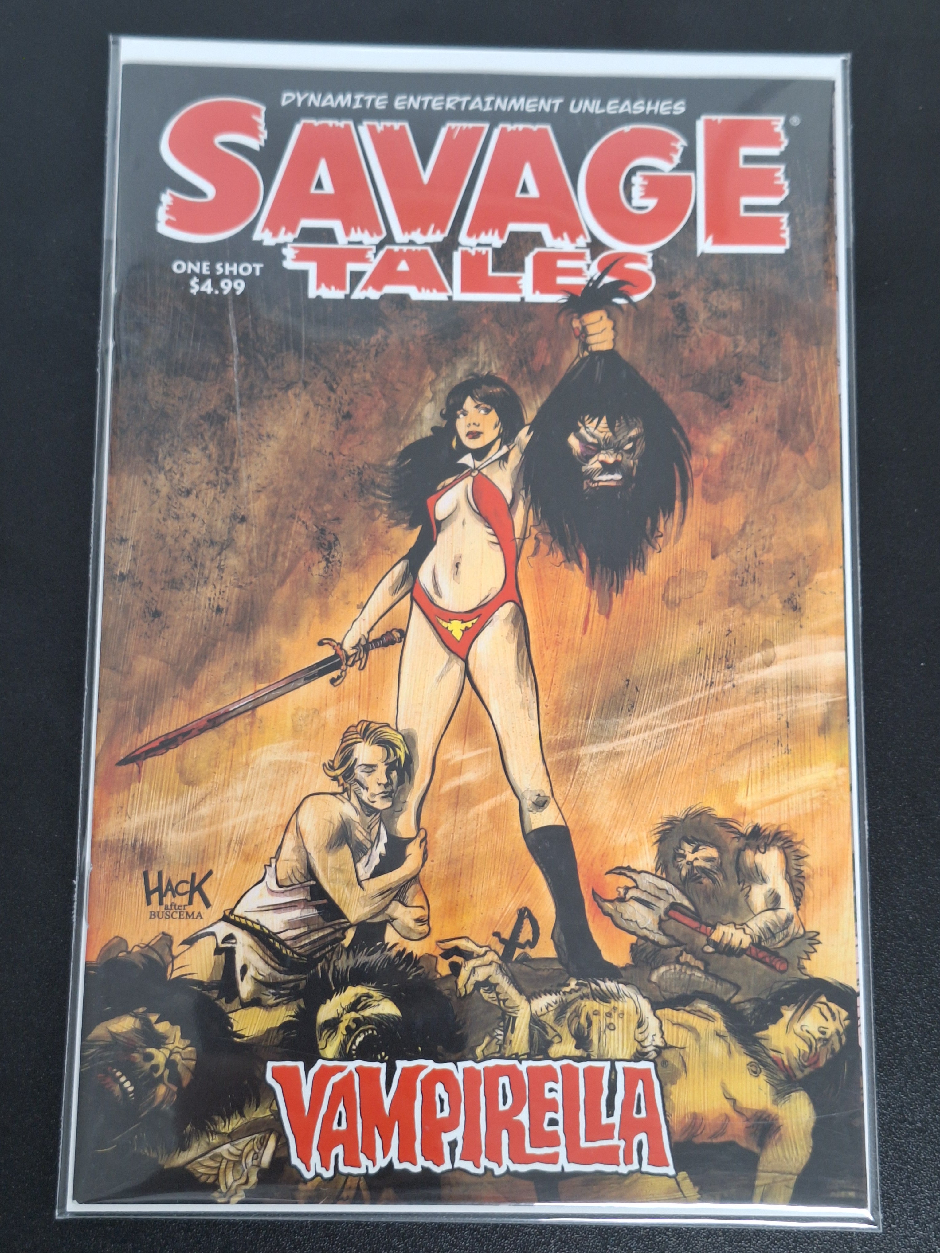 Savage Tales Vampirella One-Shot Dynamite 2018 Hack Homage Variant