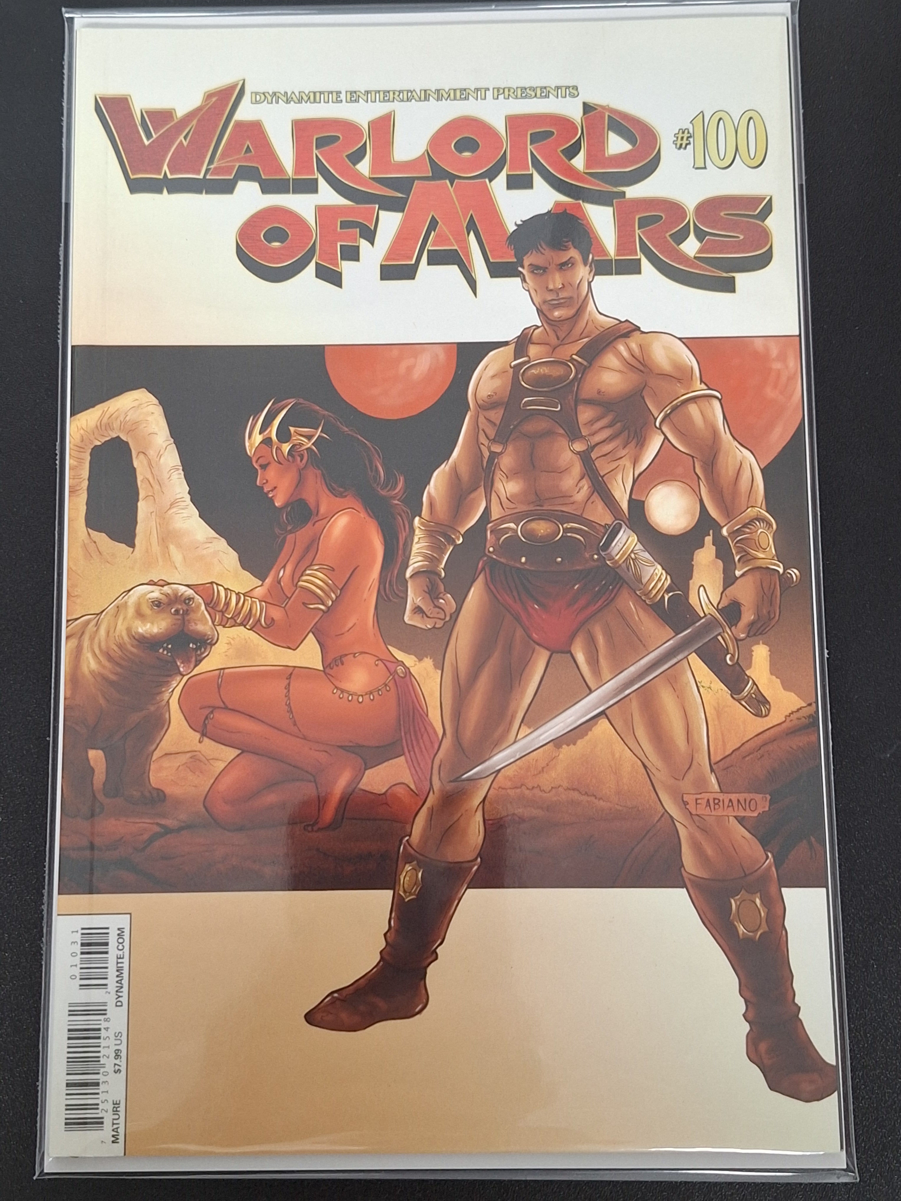 Warlord of Mars 100 Dynamite 2014 Cover B Fabiano
