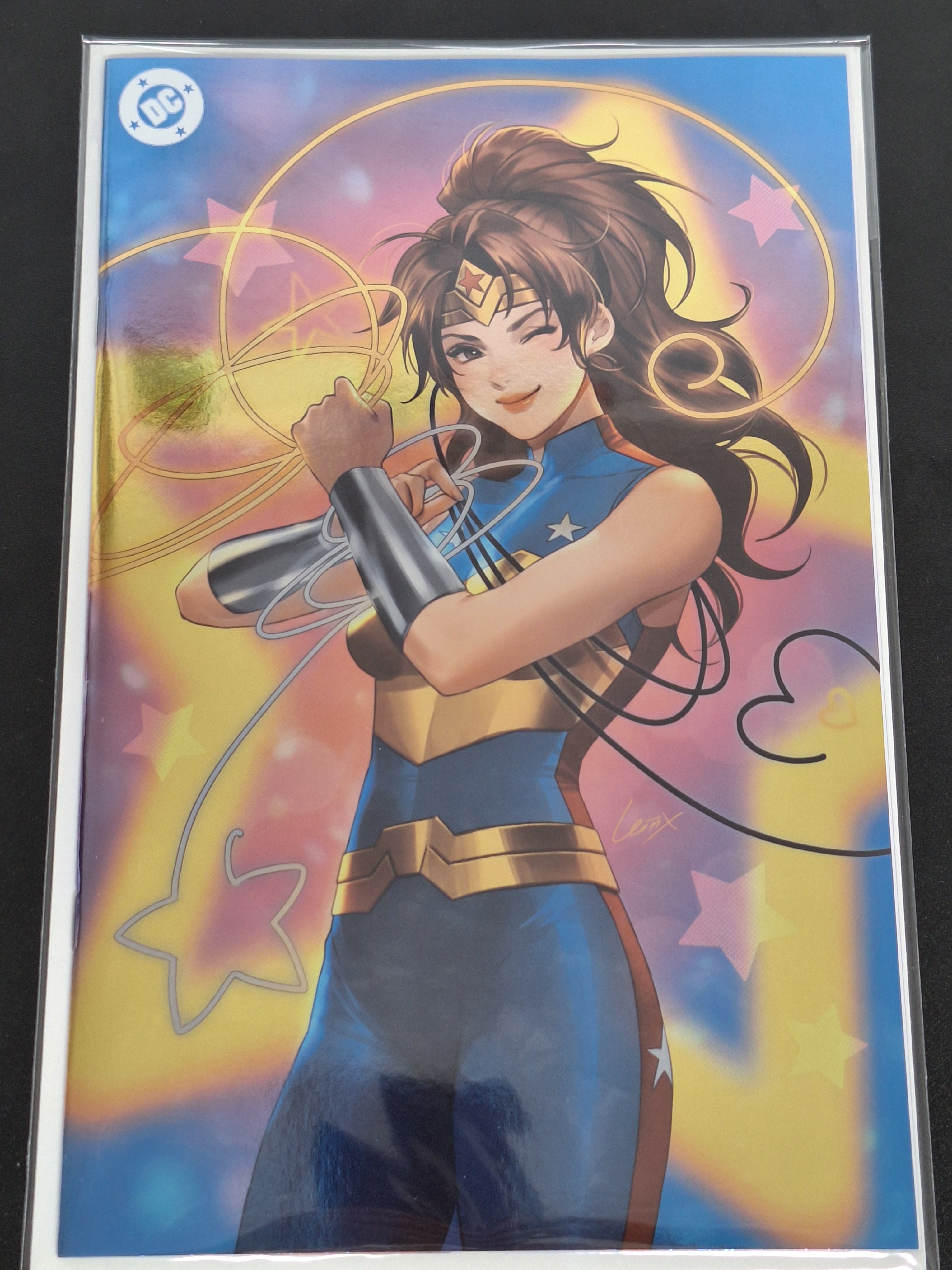 Trinity: Daughter of Wonder Woman 1 DC 2025 Leirix Virgin Foil Variant