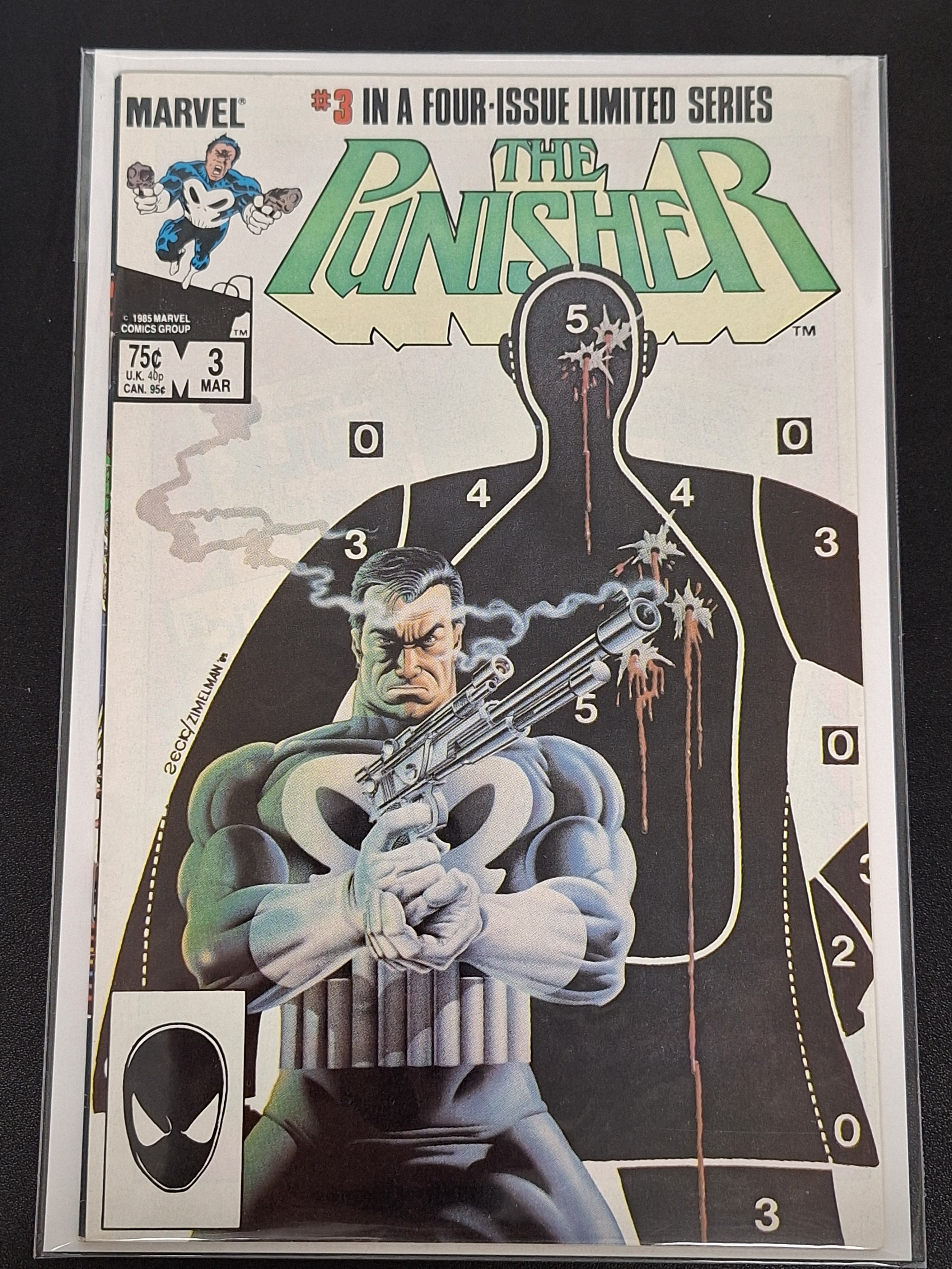 Punisher 3 Marvel 1986 Limited Series Mike Zeck
