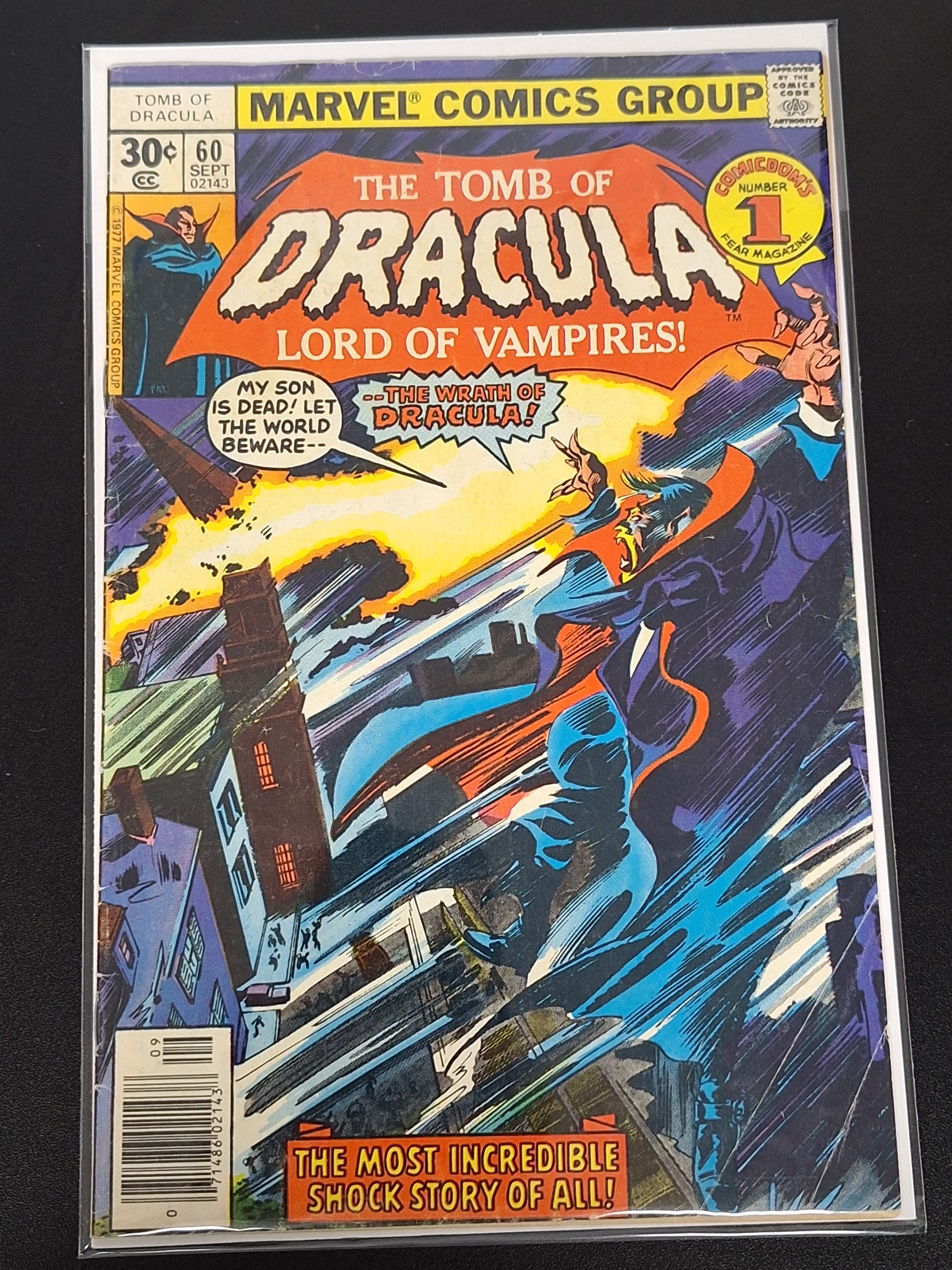 Tomb of Dracula 60 Marvel 1977 Bronze Age Horror