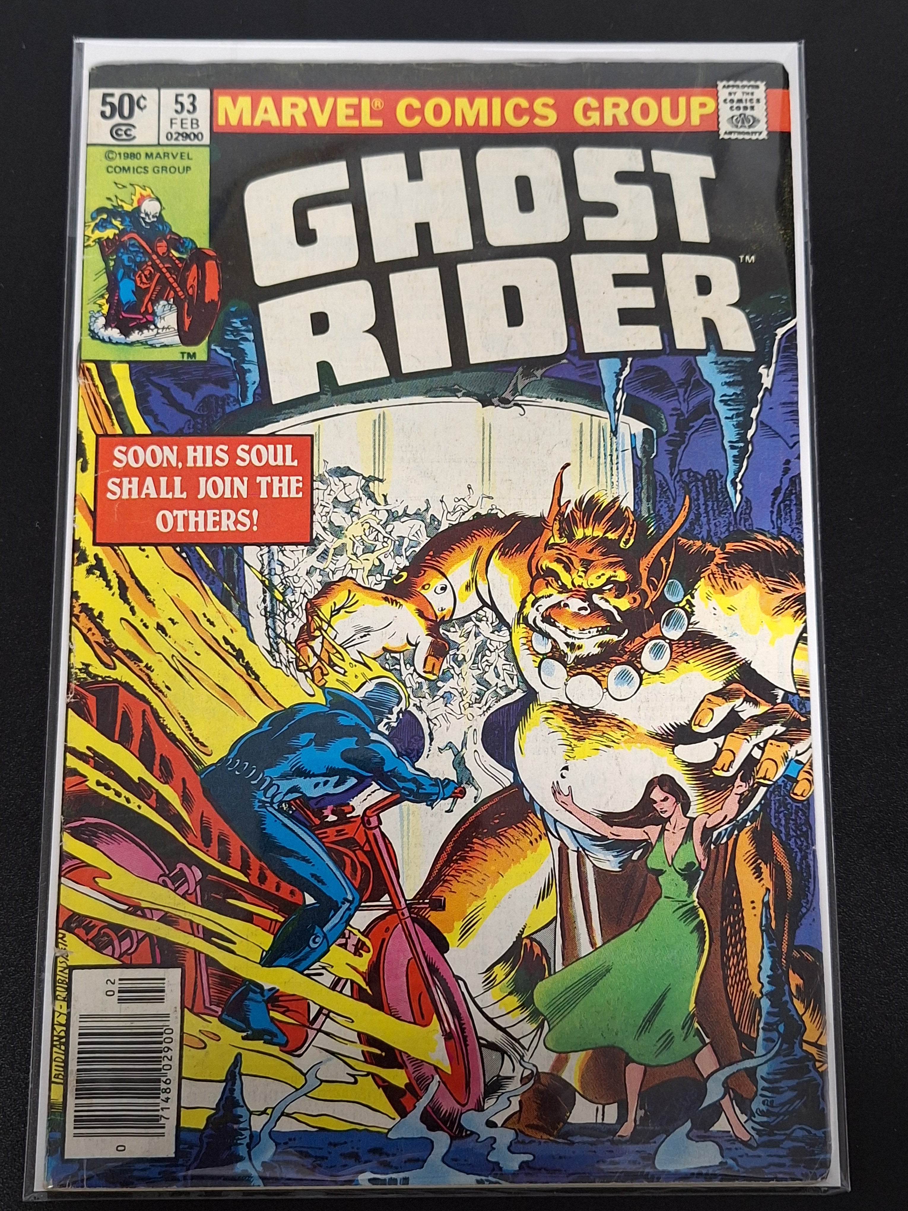 Ghost Rider 53 Marvel 1980 Newsstand