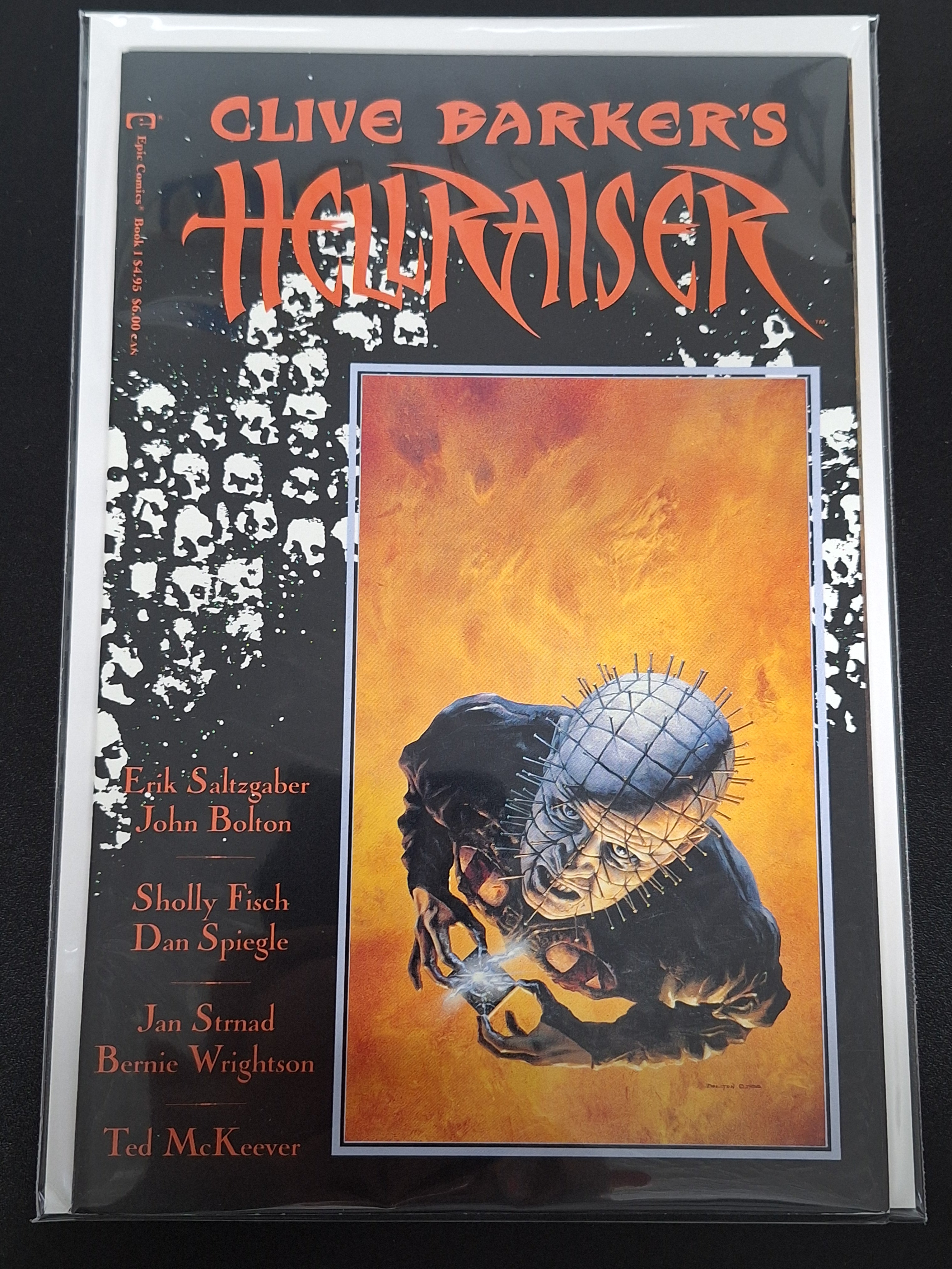 Cliver Barker's Hellraiser 1 Marvel Epic 1989 1st App of Pinhead