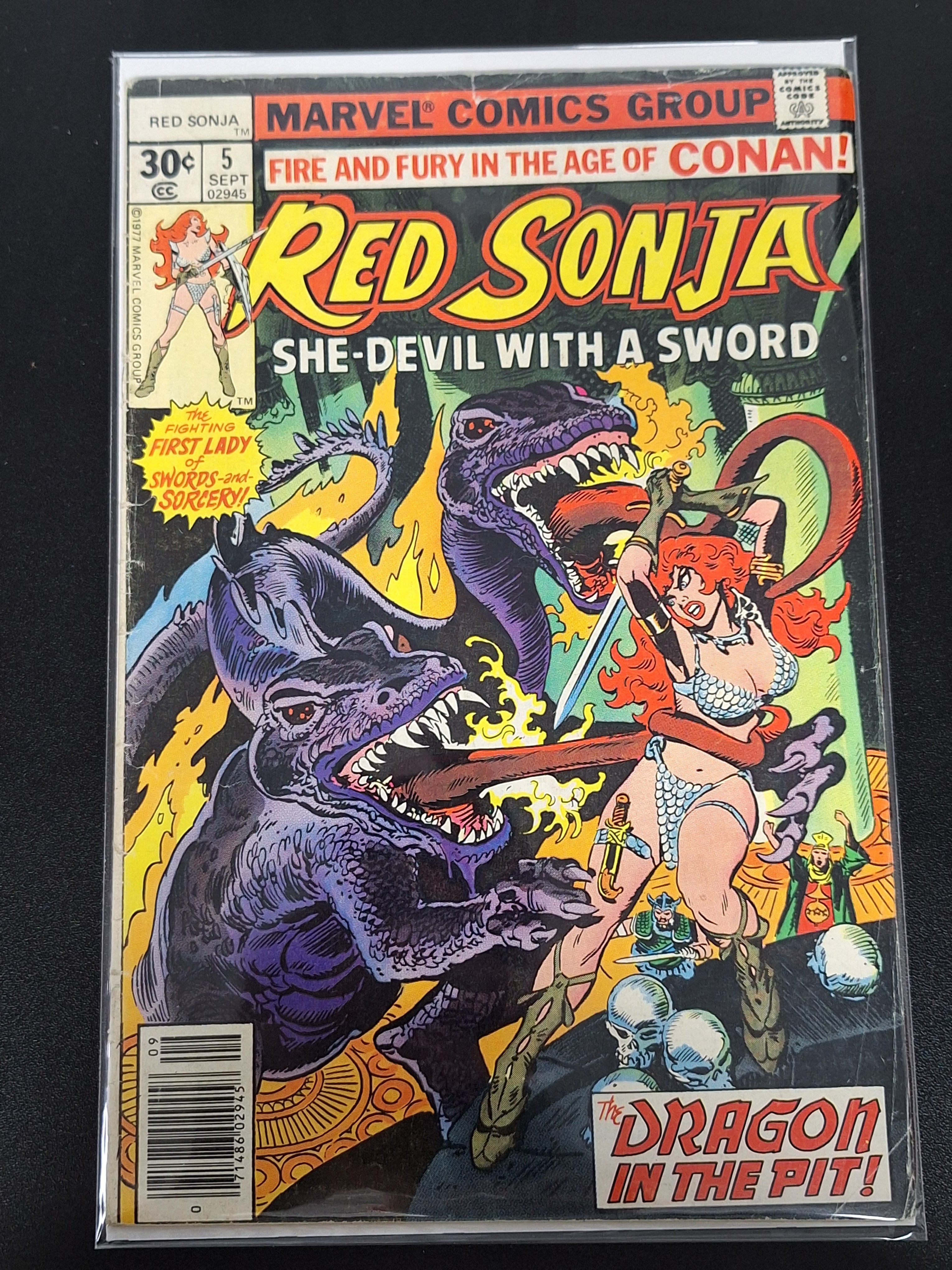 Red Sonja She-Devil With A Sword 5 Marvel 1977