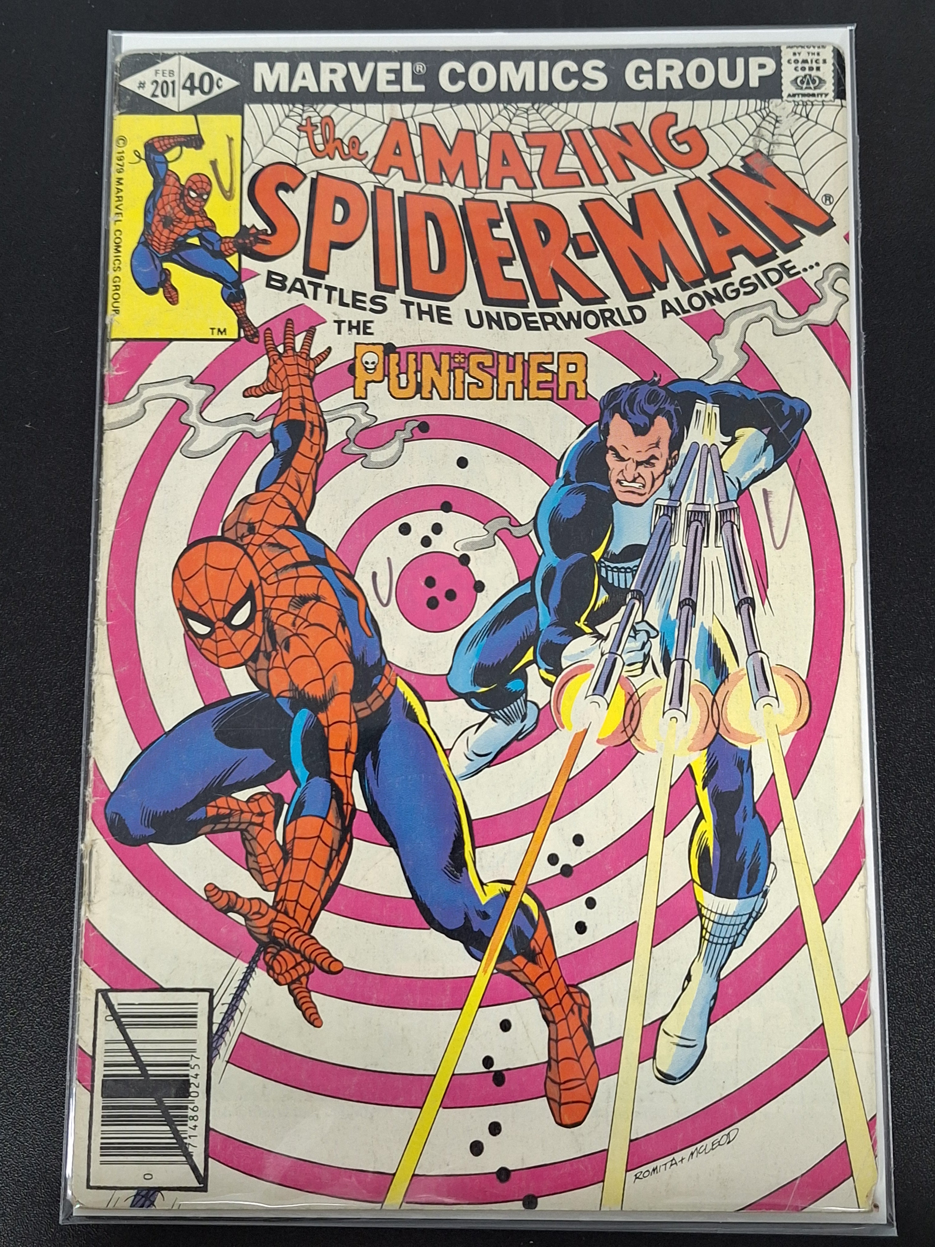 Amazing Spider-Man 201 Marvel 1980 The Punisher
