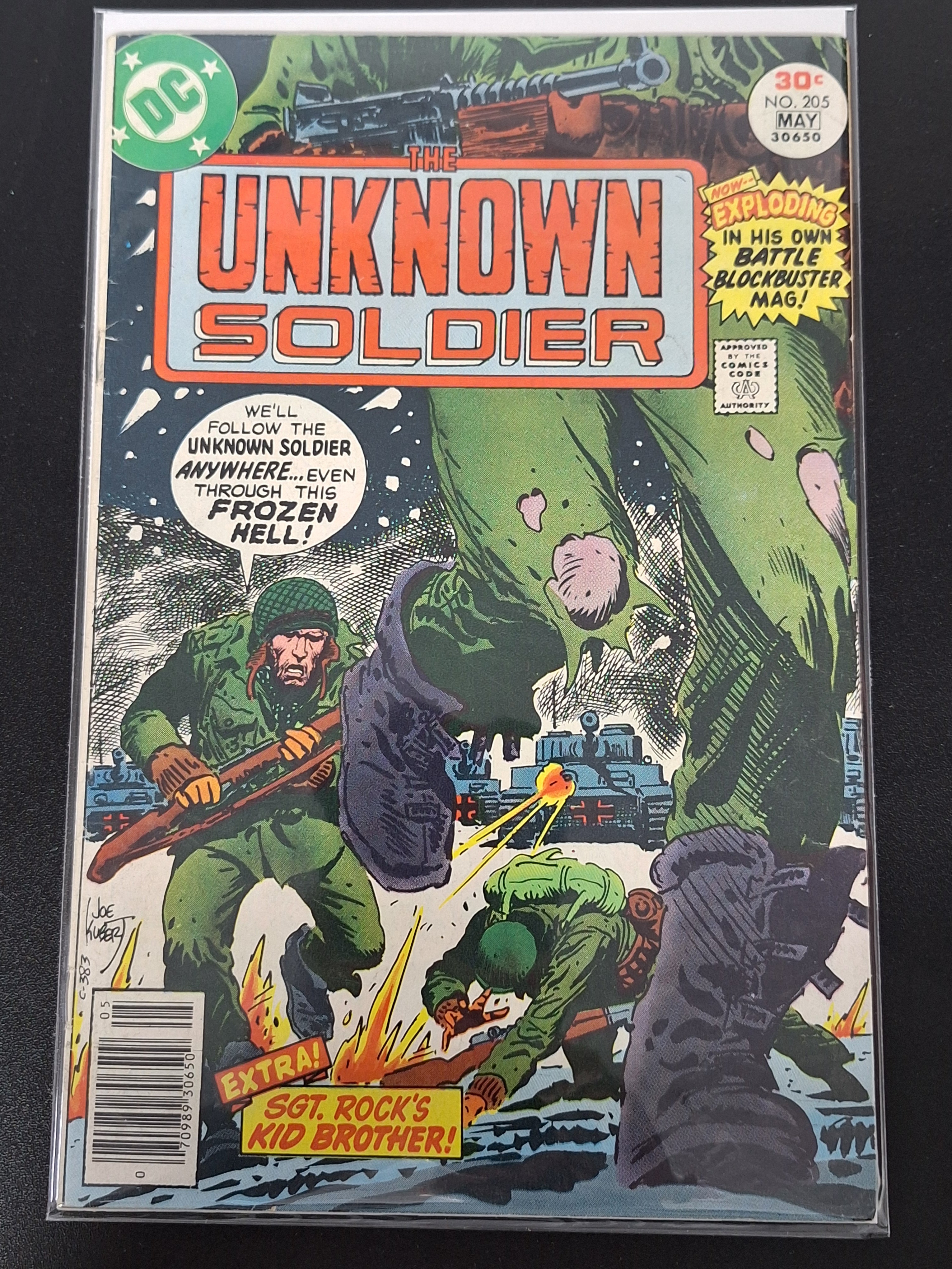 The Unknown Soldier 205 DC 1977 1st Issue, Previously Star Spangled War Stories