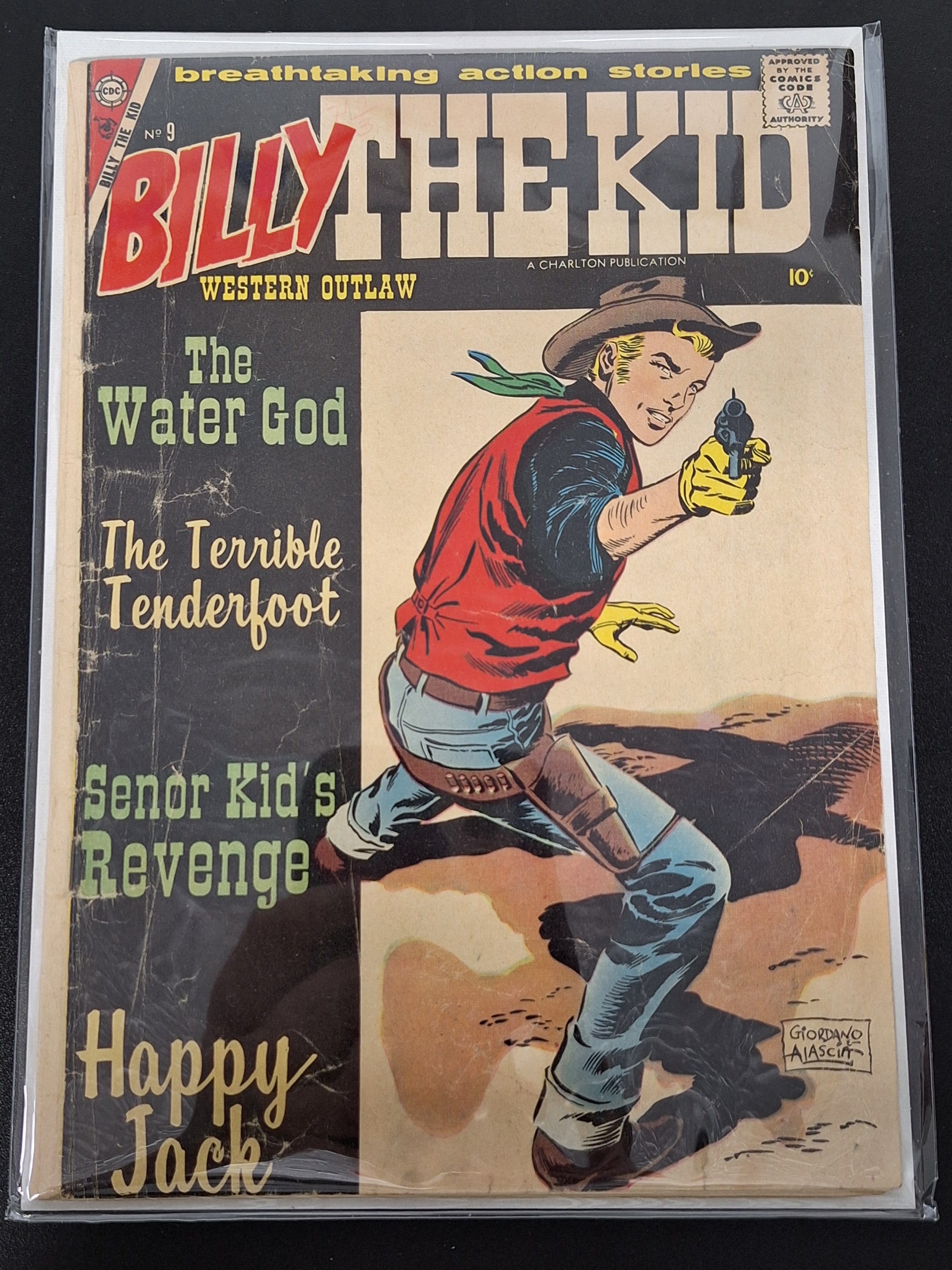 Billy The Kid 9 Charlton 1957 Western Outlaw, Golden Age