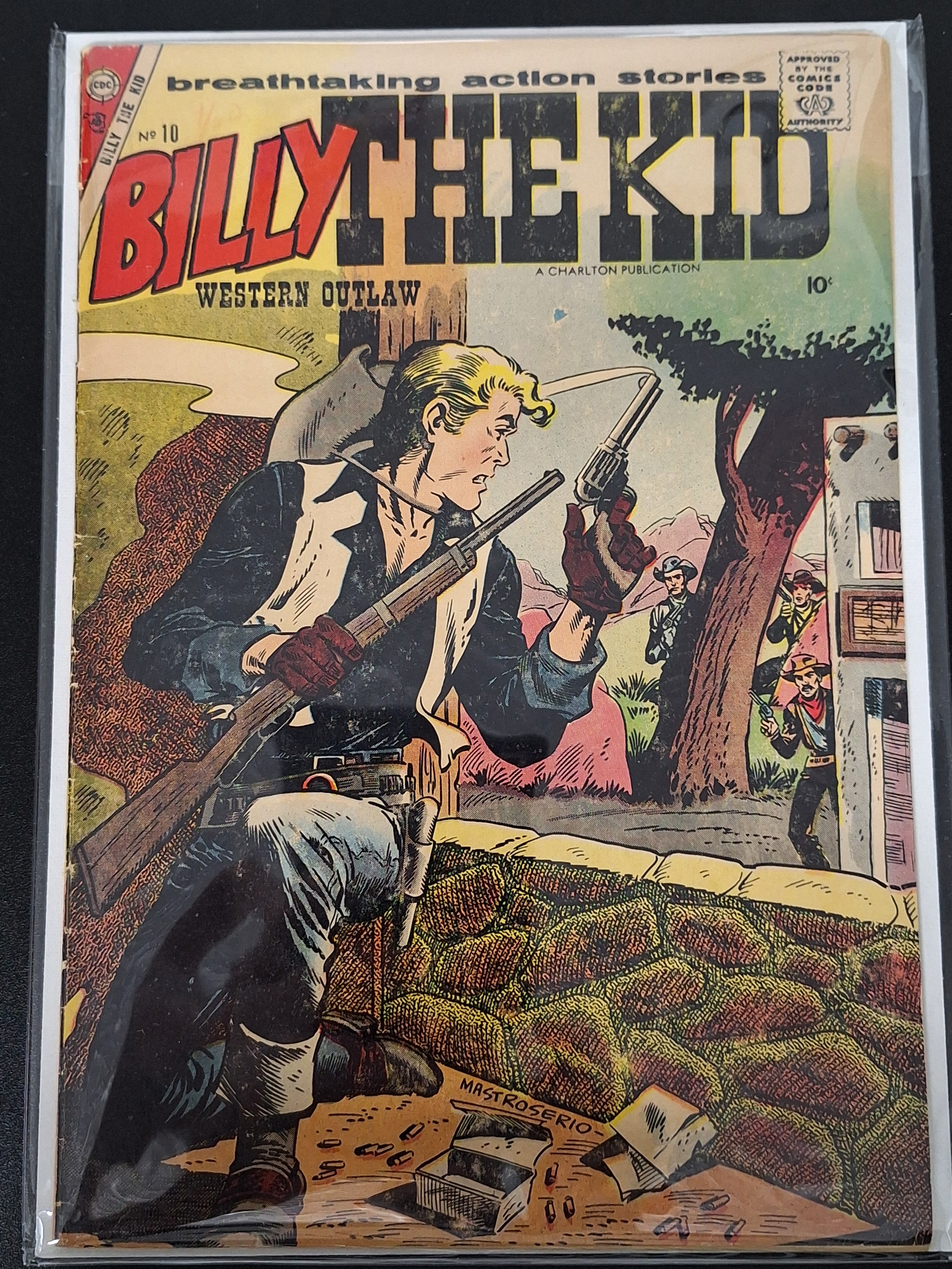 Billy The Kid 10 Charlton 1957 Western Outlaw, Golden Age