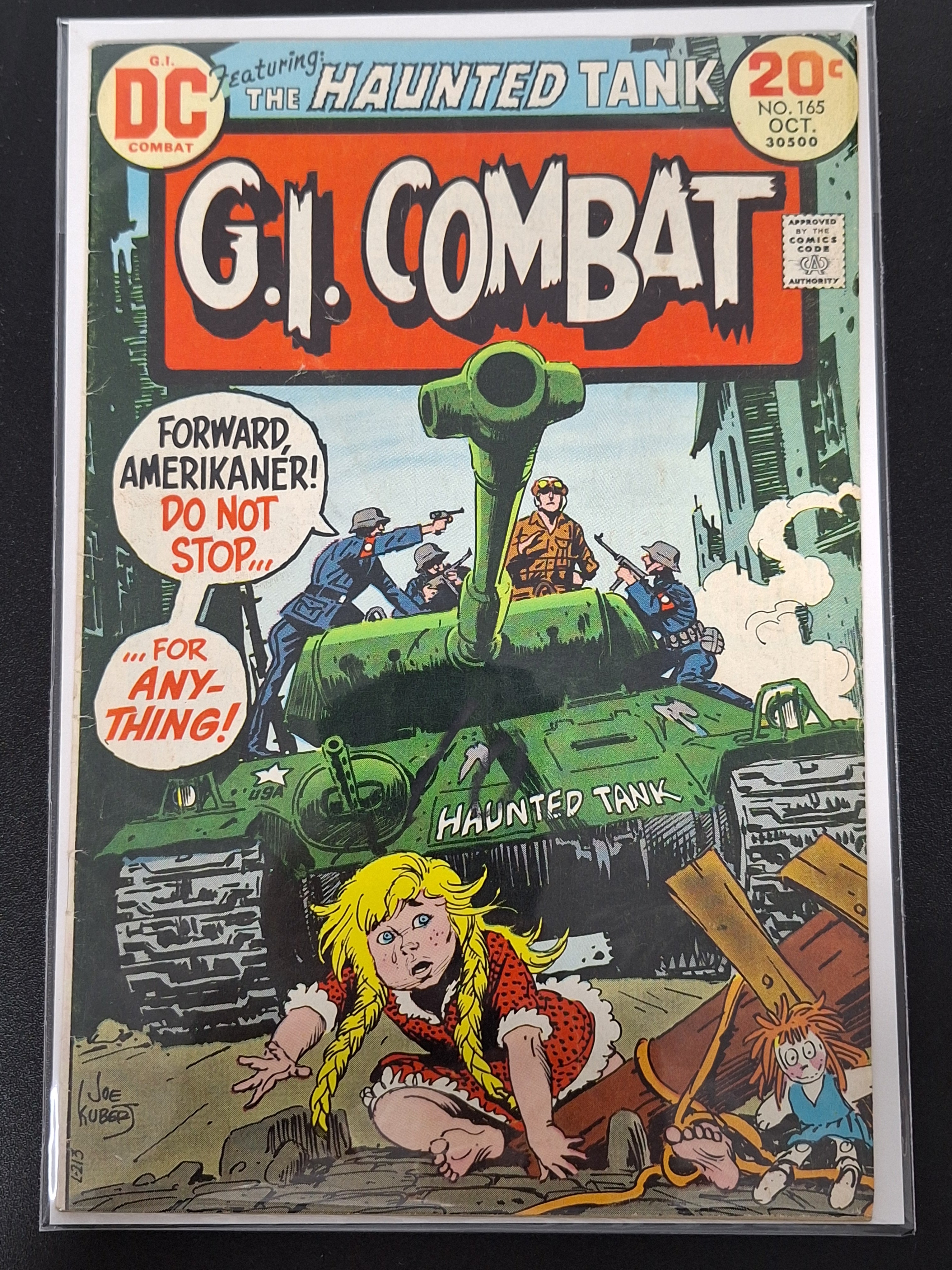 G.I. Combat 165 DC 1973 The Haunted Tank, Joe Kubert