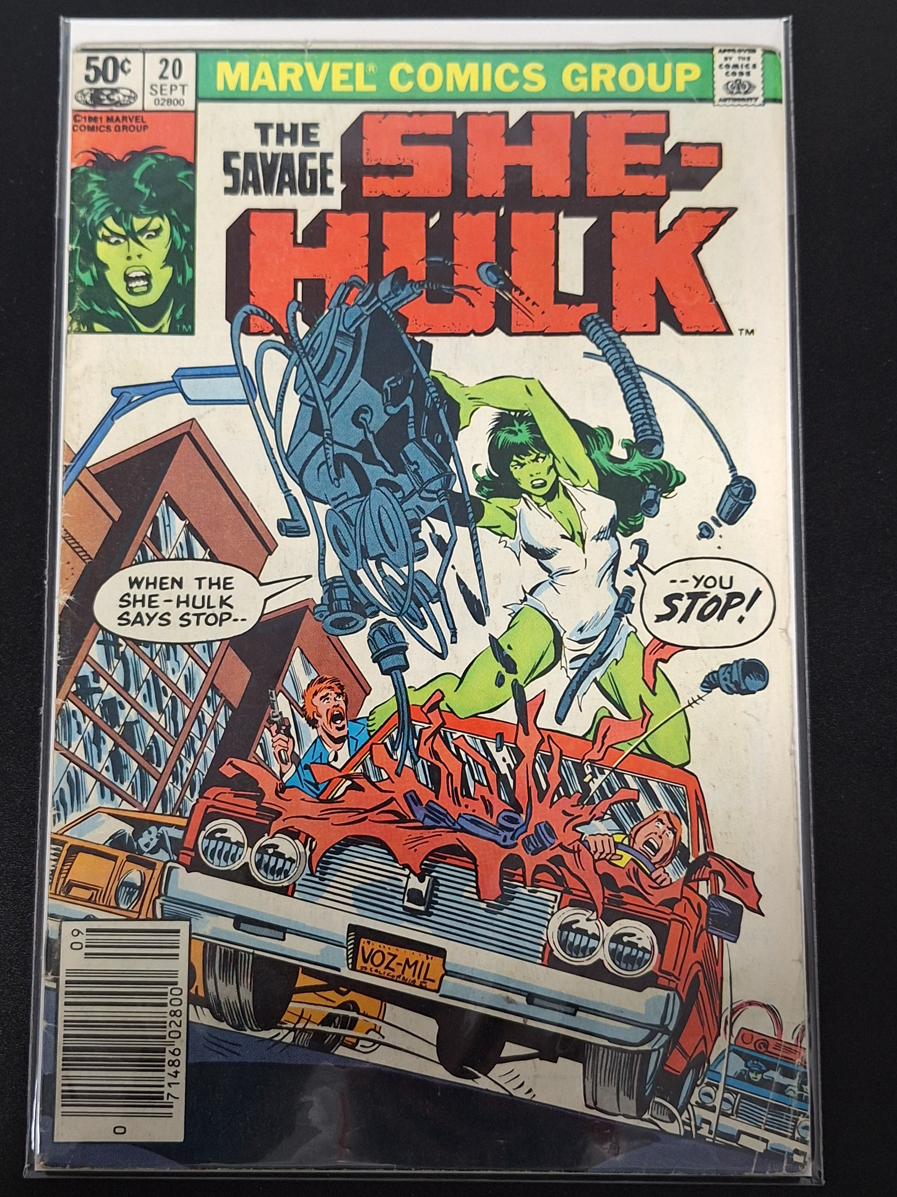 Savage She-Hulk 20 Marvel 1981 Newsstand