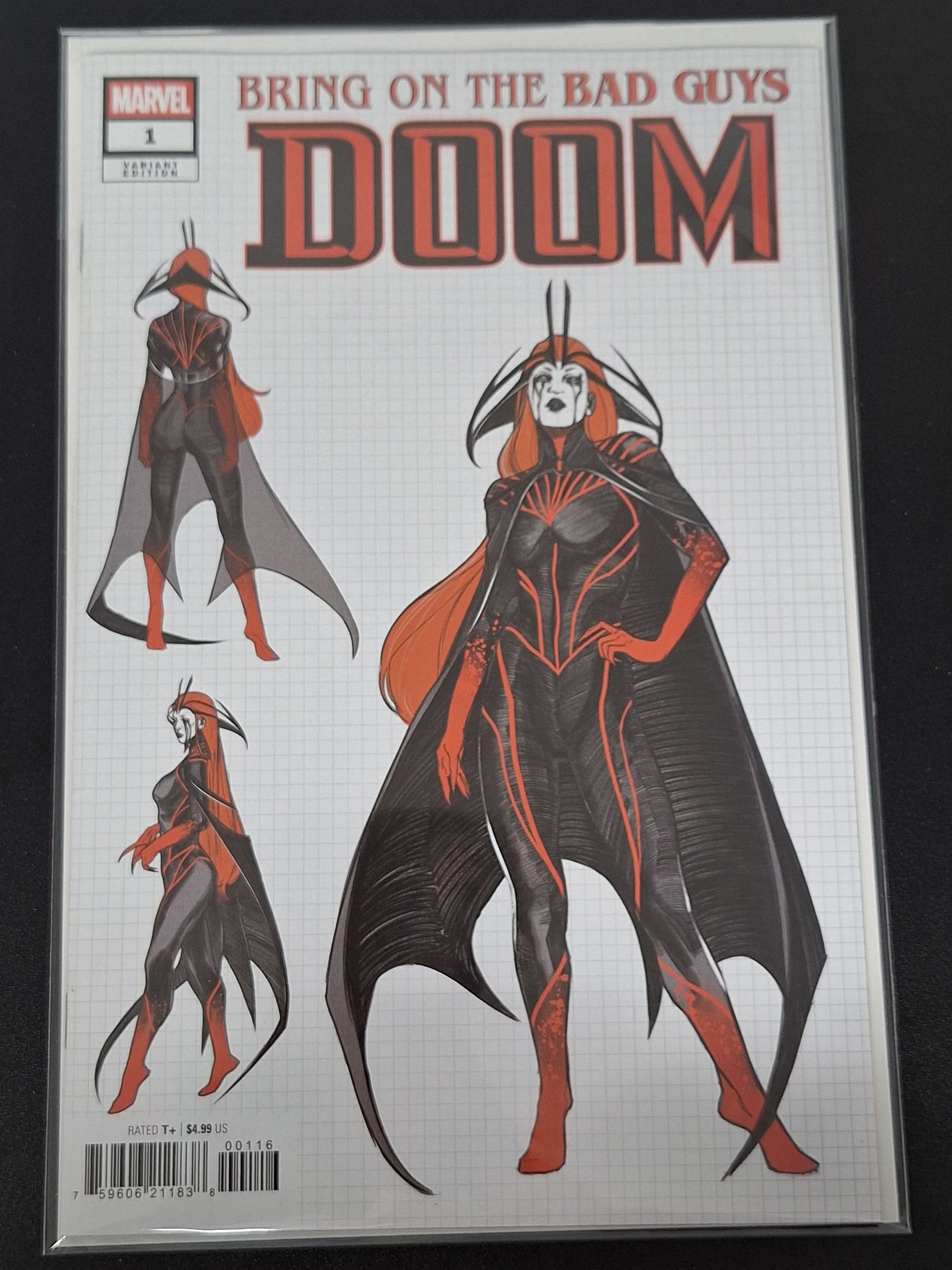 Bring On The Bad Guys Doom 1 Marvel 2025 1:10 Design Variant 1st Sister Sorrow