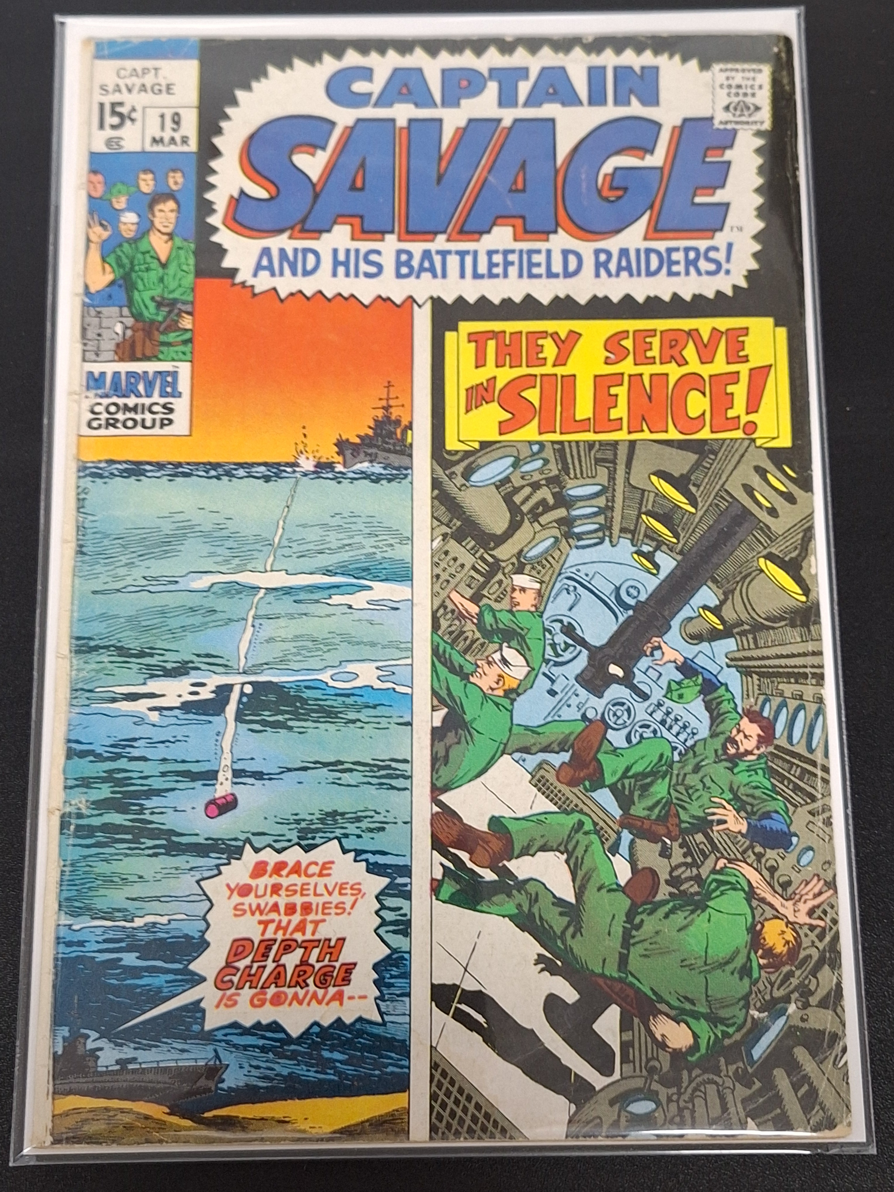 Captain Savage and his Battlefield Raiders 19 Marvel 1970 Final Issue