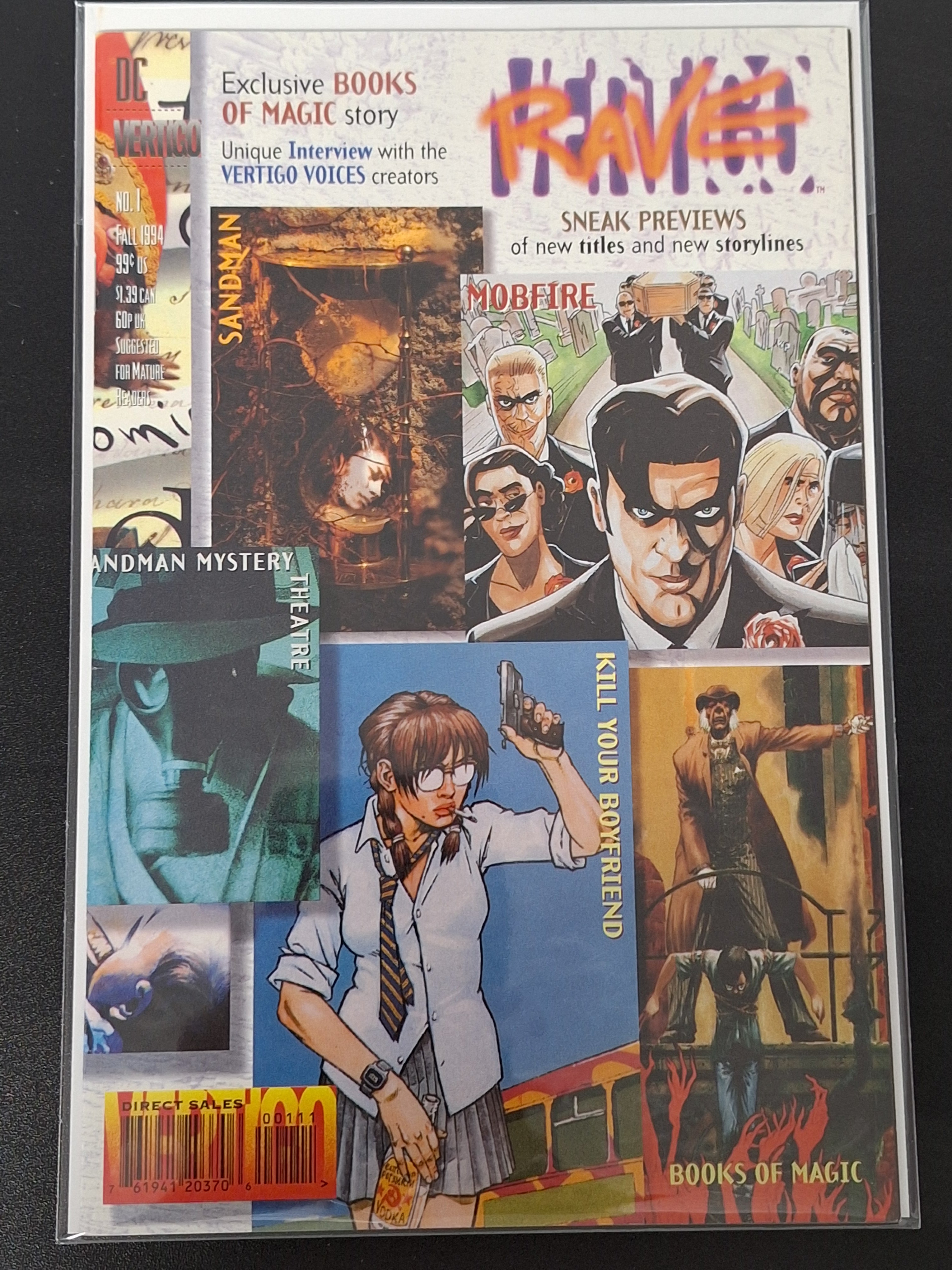 DC Vertigo Rave Preview 1 Fall 1994