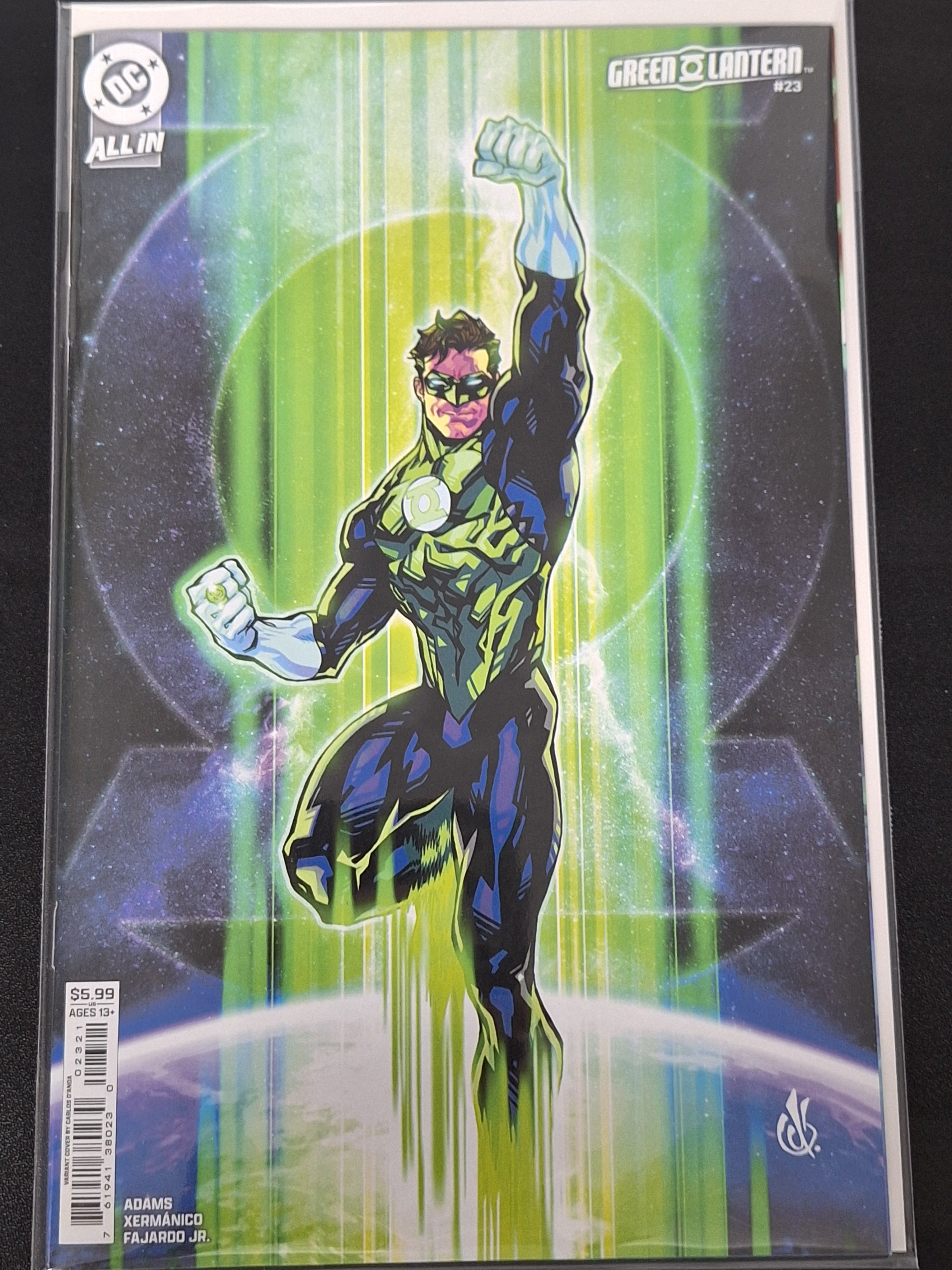 Green Lantern 23 DC 2025 Carlos D'Anda Variant