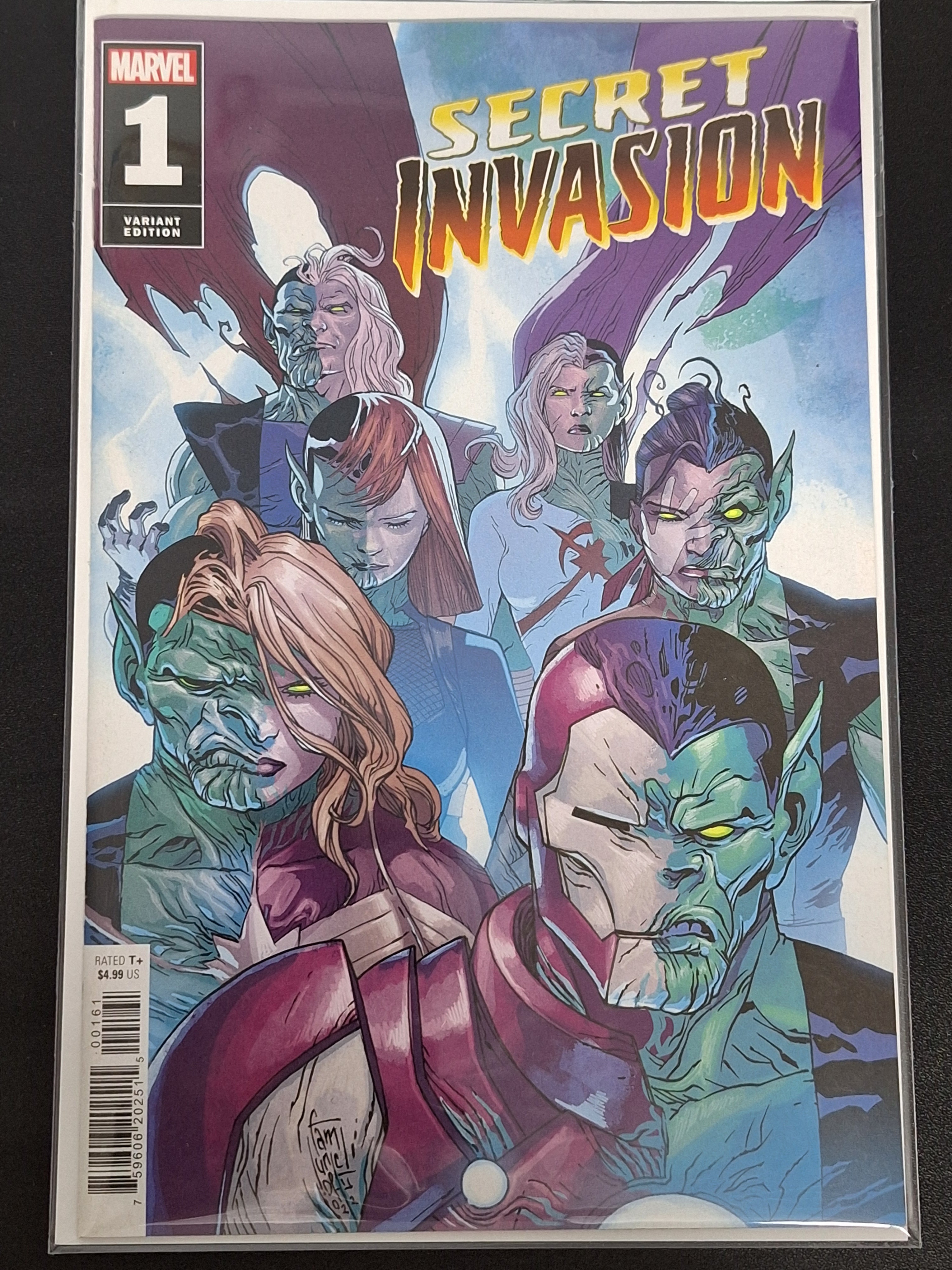Secret Invasion 1 Marvel 2022 Camuncoli 1:25 Variant