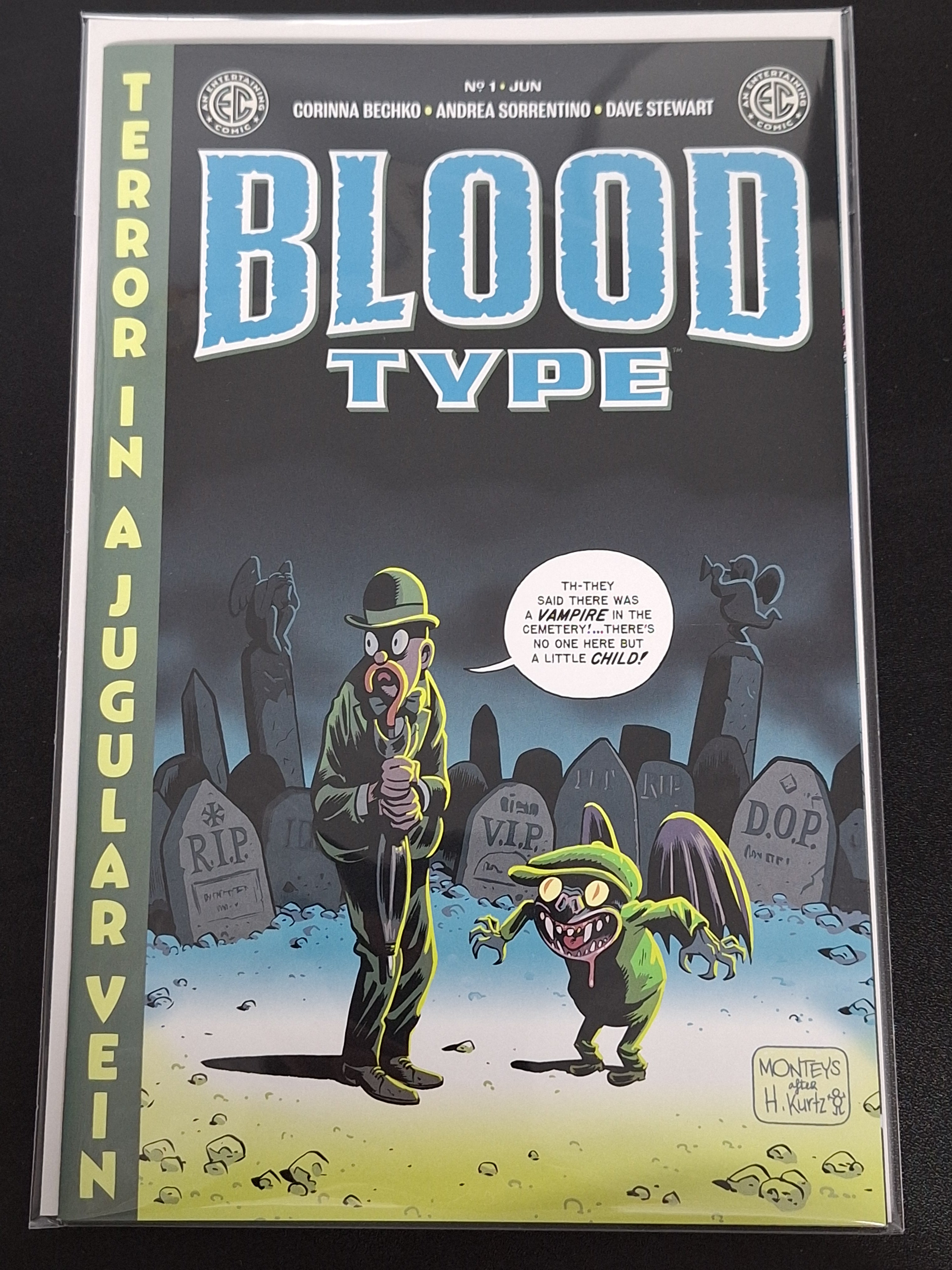 Blood Type 1 EC Comics / Oni Press 2025 1:10 Variant