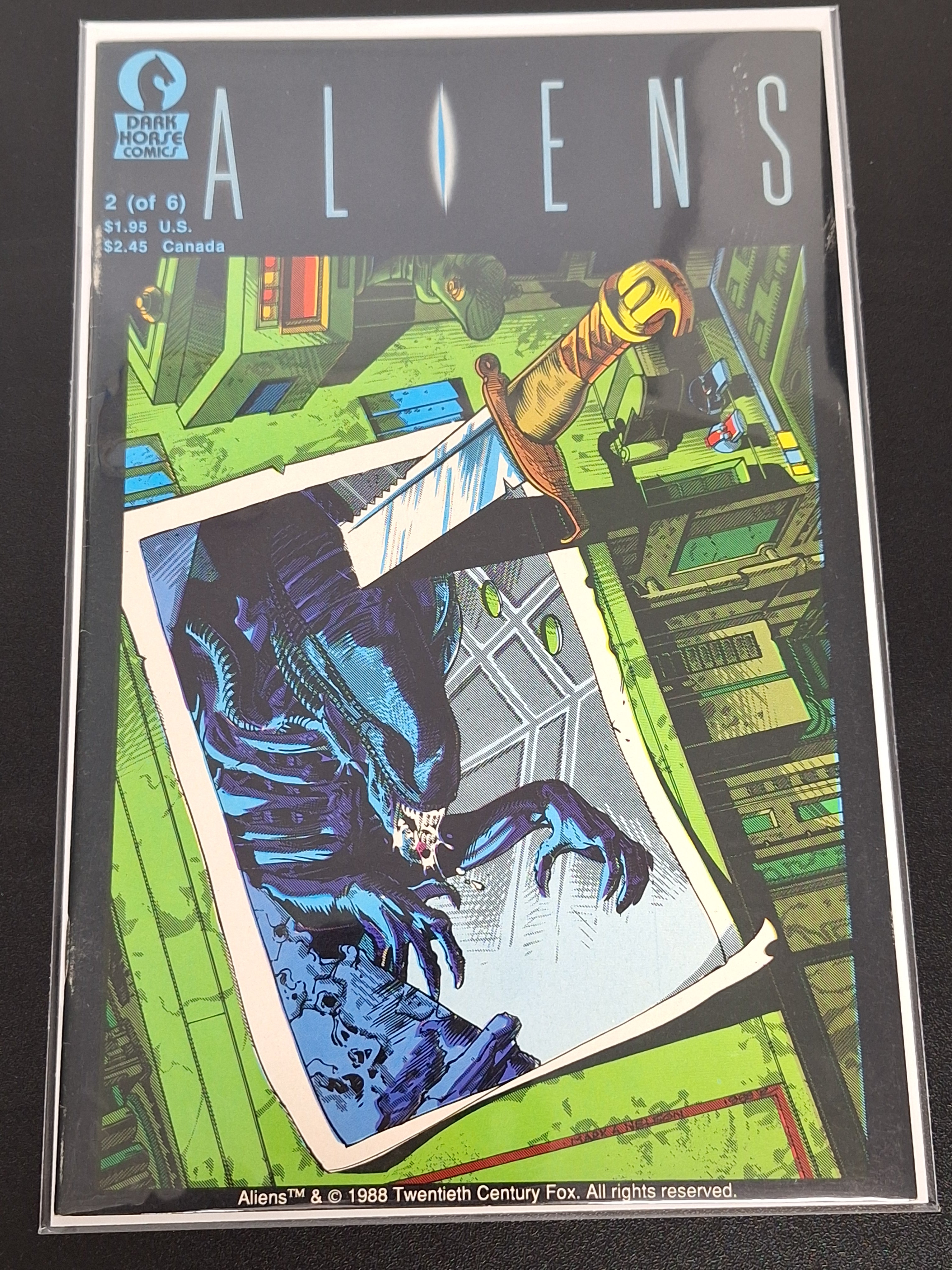 Aliens 2 Dark Horse Comics 1989 Scarce 4th Printing