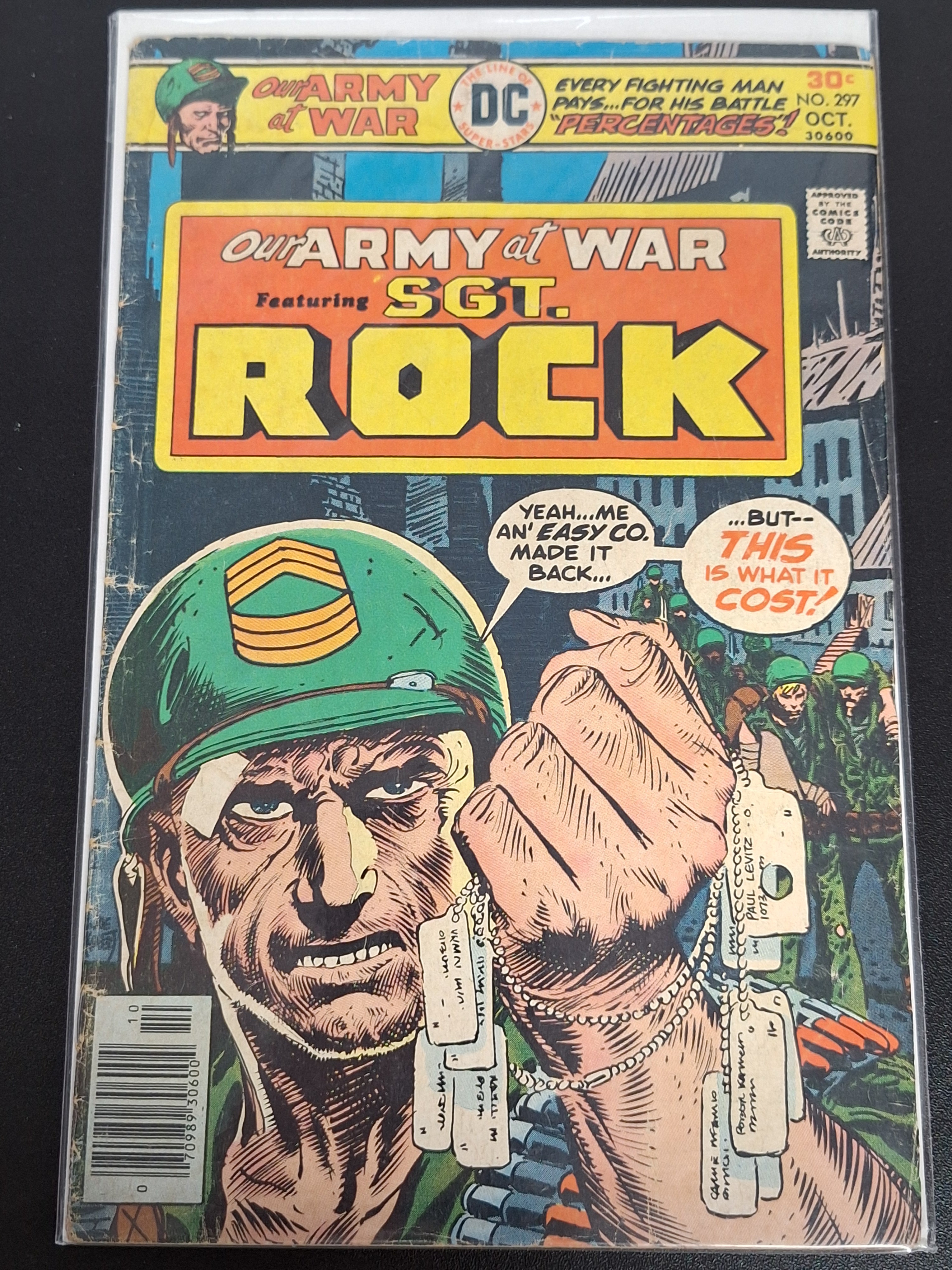 Our Army At Wat 297 DC 1976 Joe Kubert