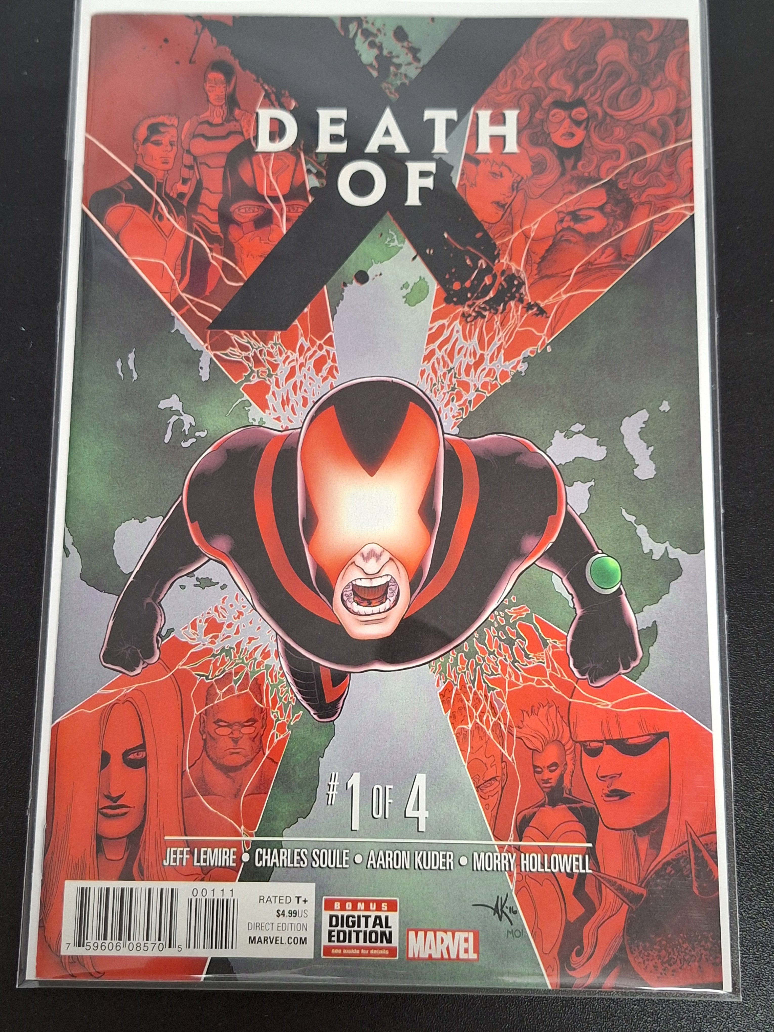 Death of X 1 Marvel 2016 Cover A