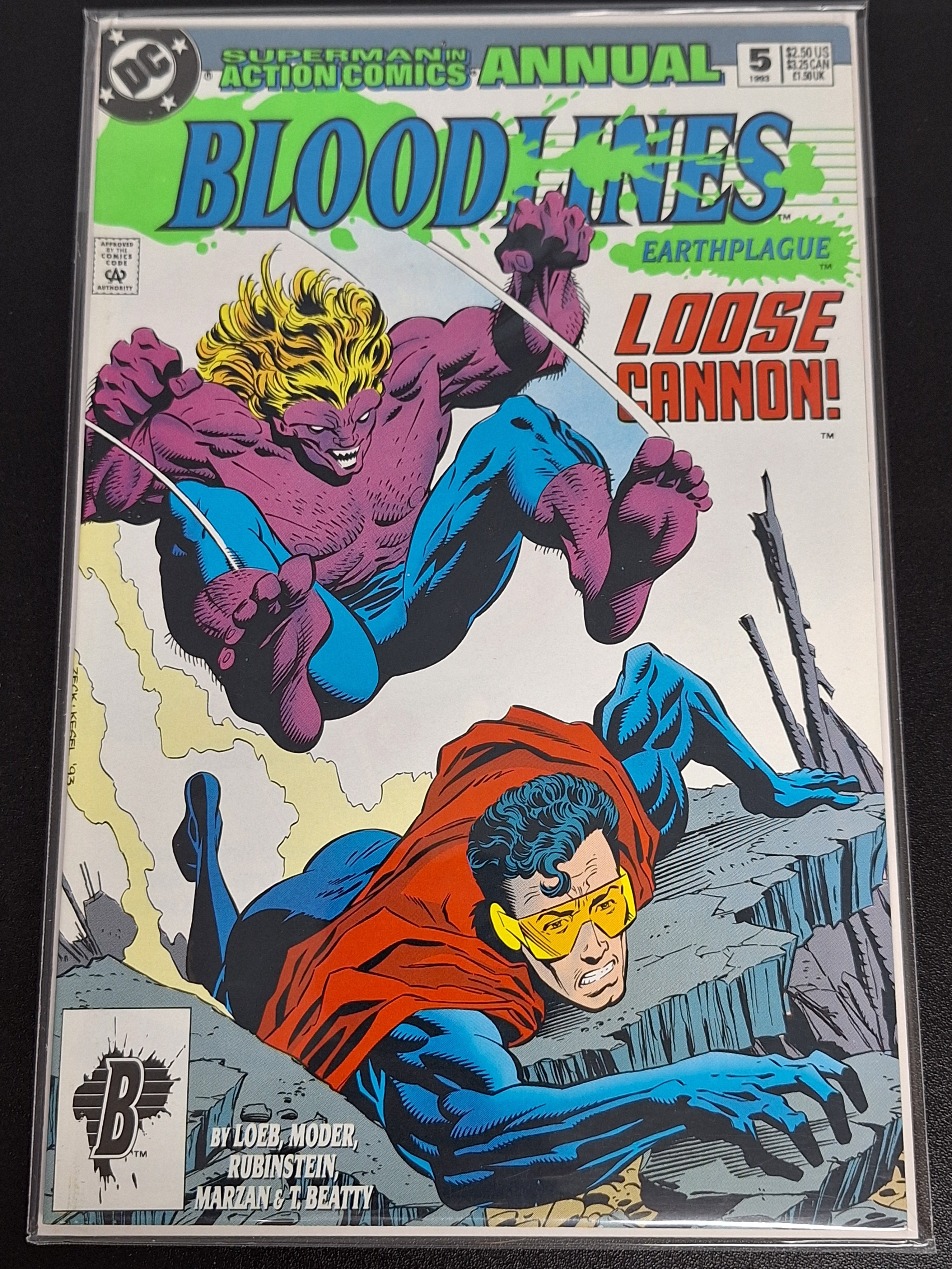 Action Comics Annual 5 DC 1993 1st App of Loose Canon