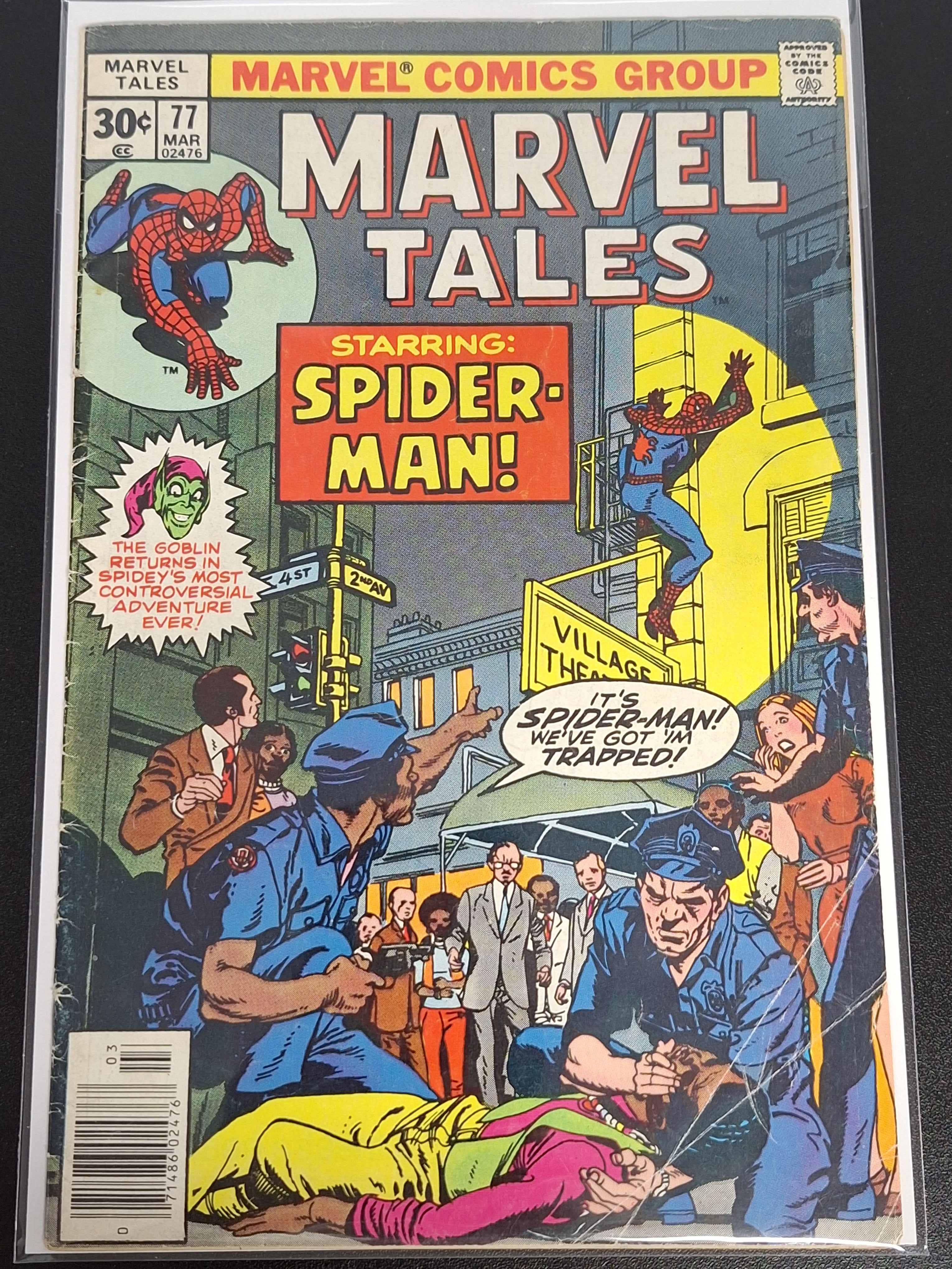 Marvel Tales 77 Marvel 1977 Green Goblin Controversial Drug Story