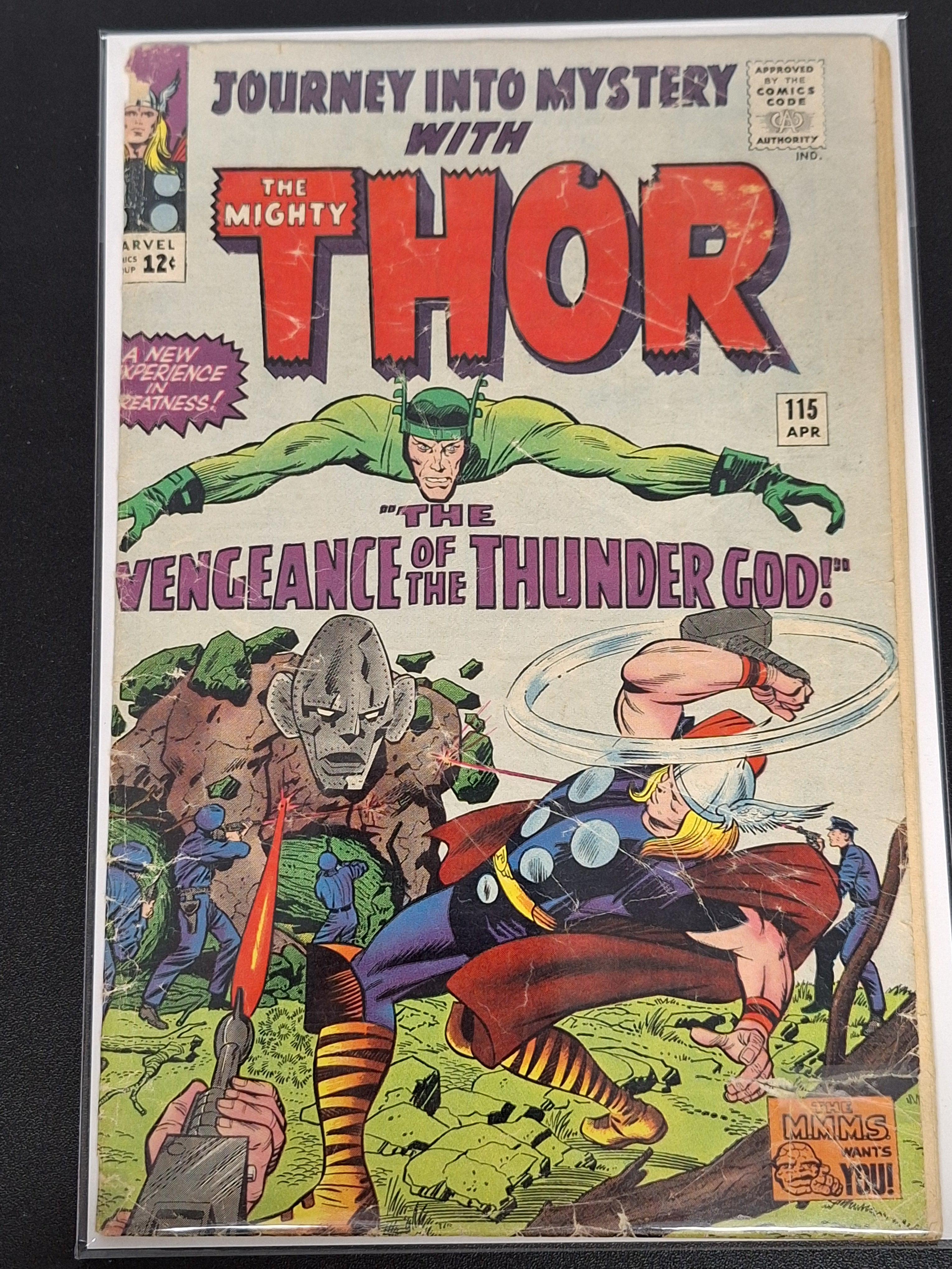 Journey Into Mystery 115 Marvel 1965 The Origin Of Loki