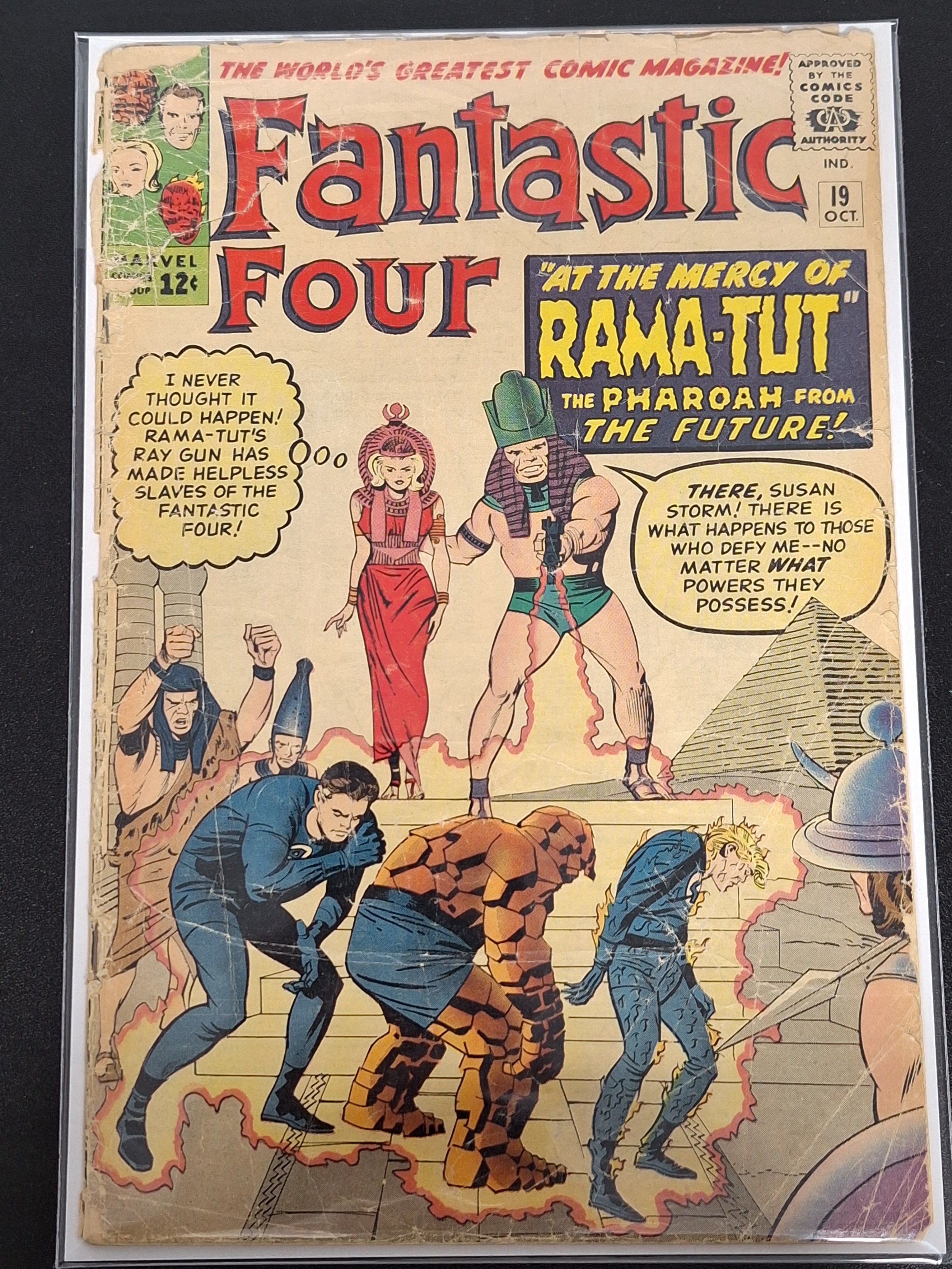 Fantastic Four 19 Marvel 1963 1st App of Rama-Tut, Kang The Conqueror