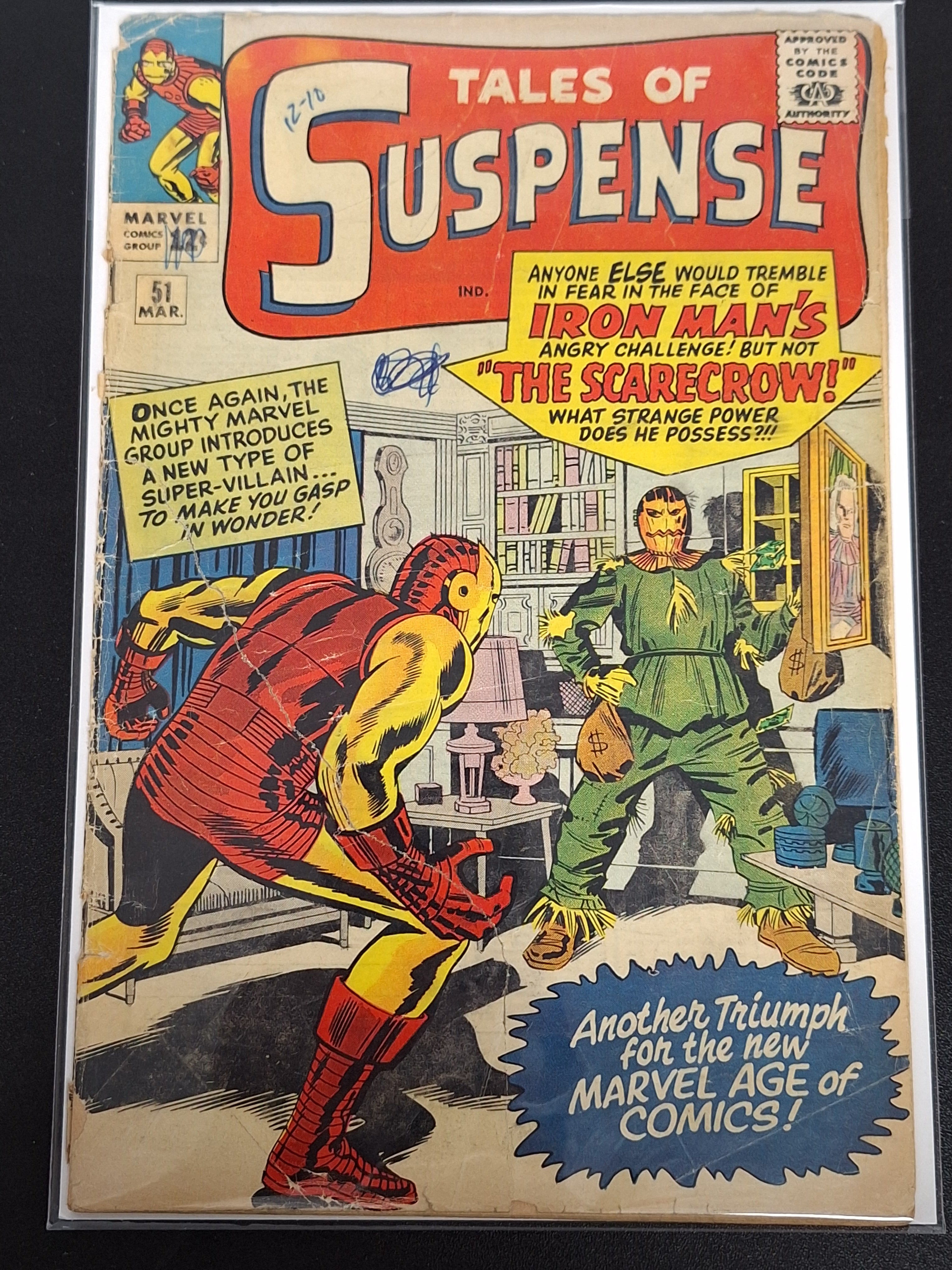 Tales Of Suspense 51 Marvel 1964 1st App of The Scarecrow