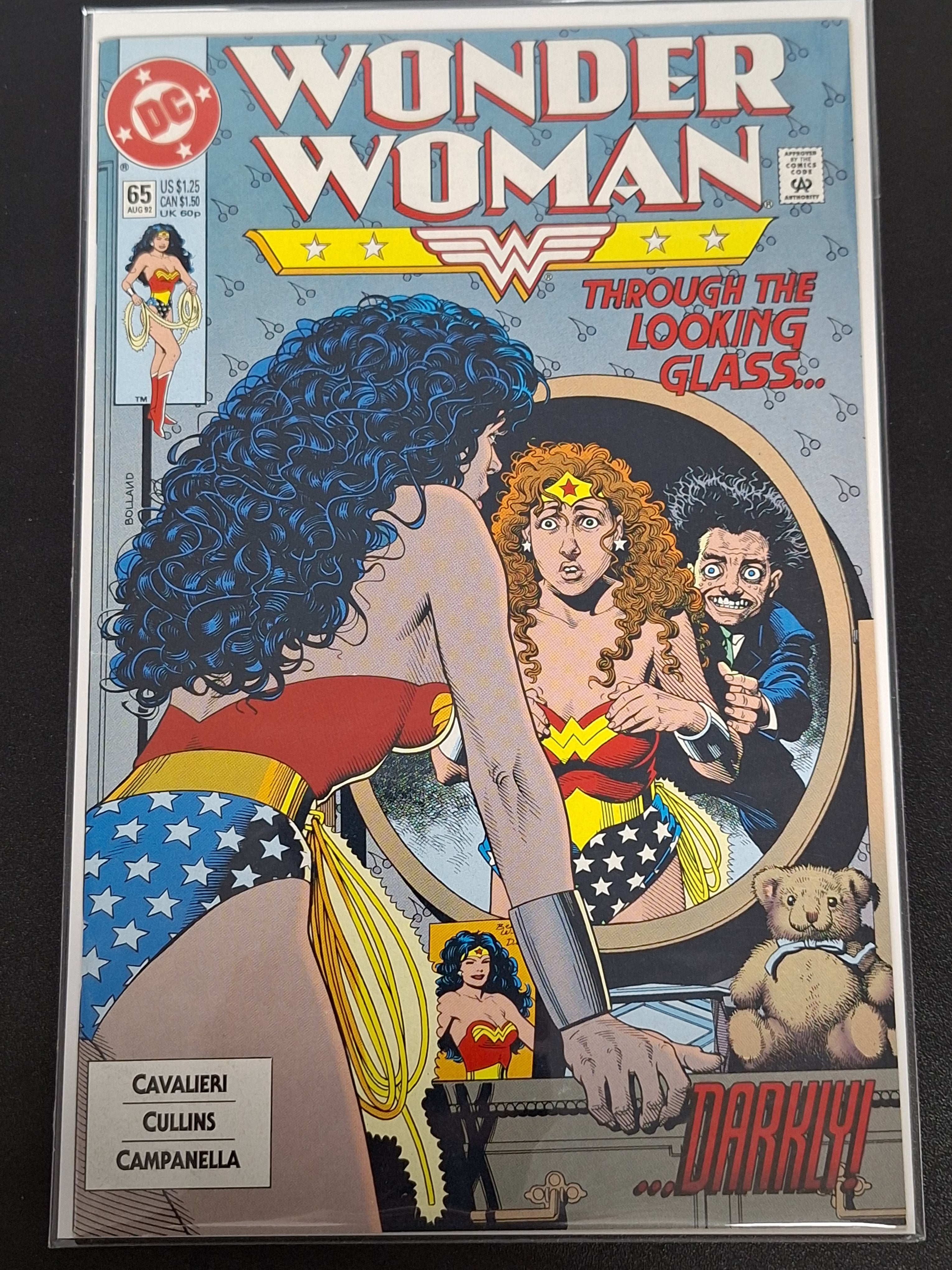 Wonder Woman 65 DC 1992 Brian Boland Cover, Through The Looking Glass
