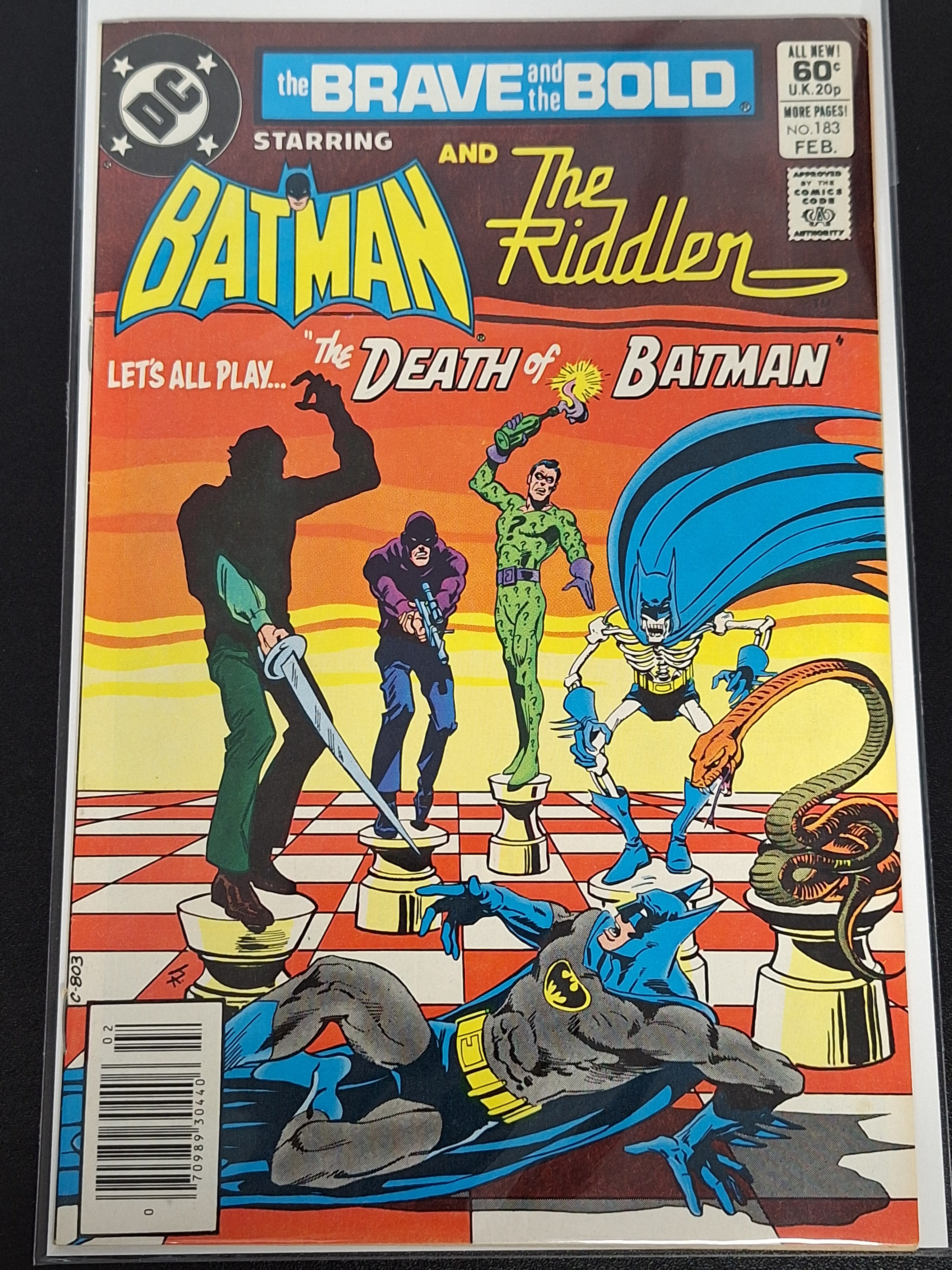 The Brave And The Bold 183 DC 1982 The Death Of Batman, Newsstand