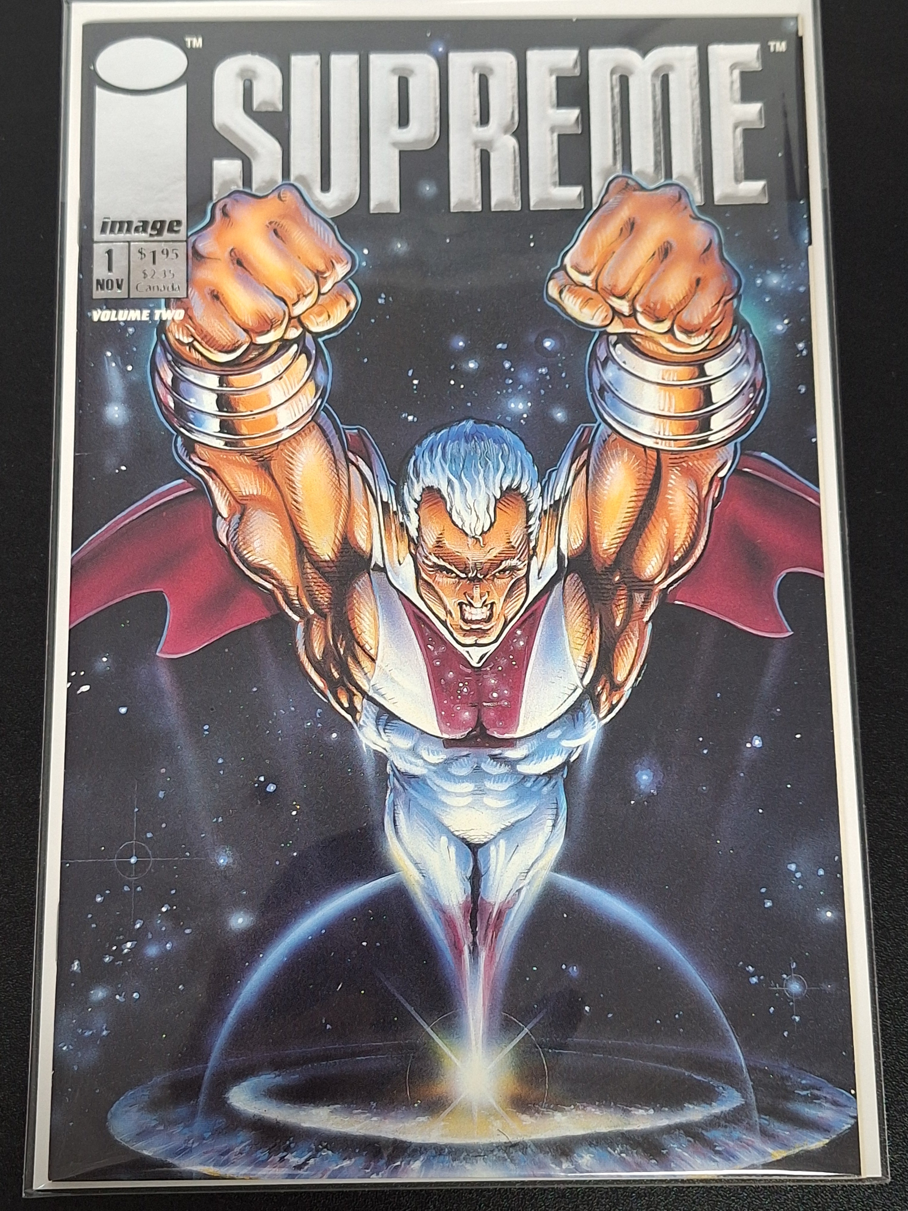 Supreme 1 Image 1997 Foil Embossed Cover