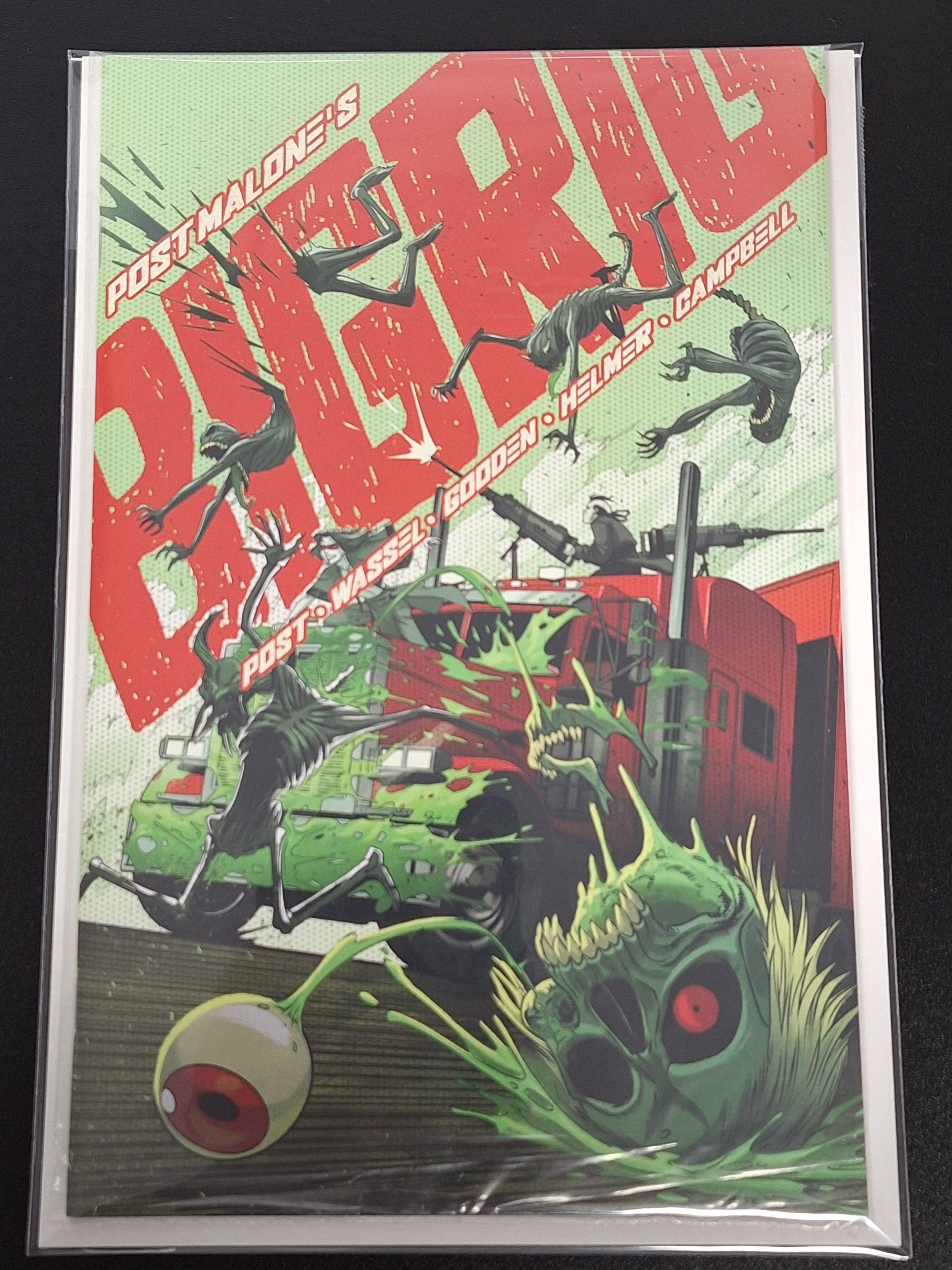 Post Malone's BIG RIG #1 Vault Comics 2025 Cover C Corin Howell 3:10 Bronze Variant