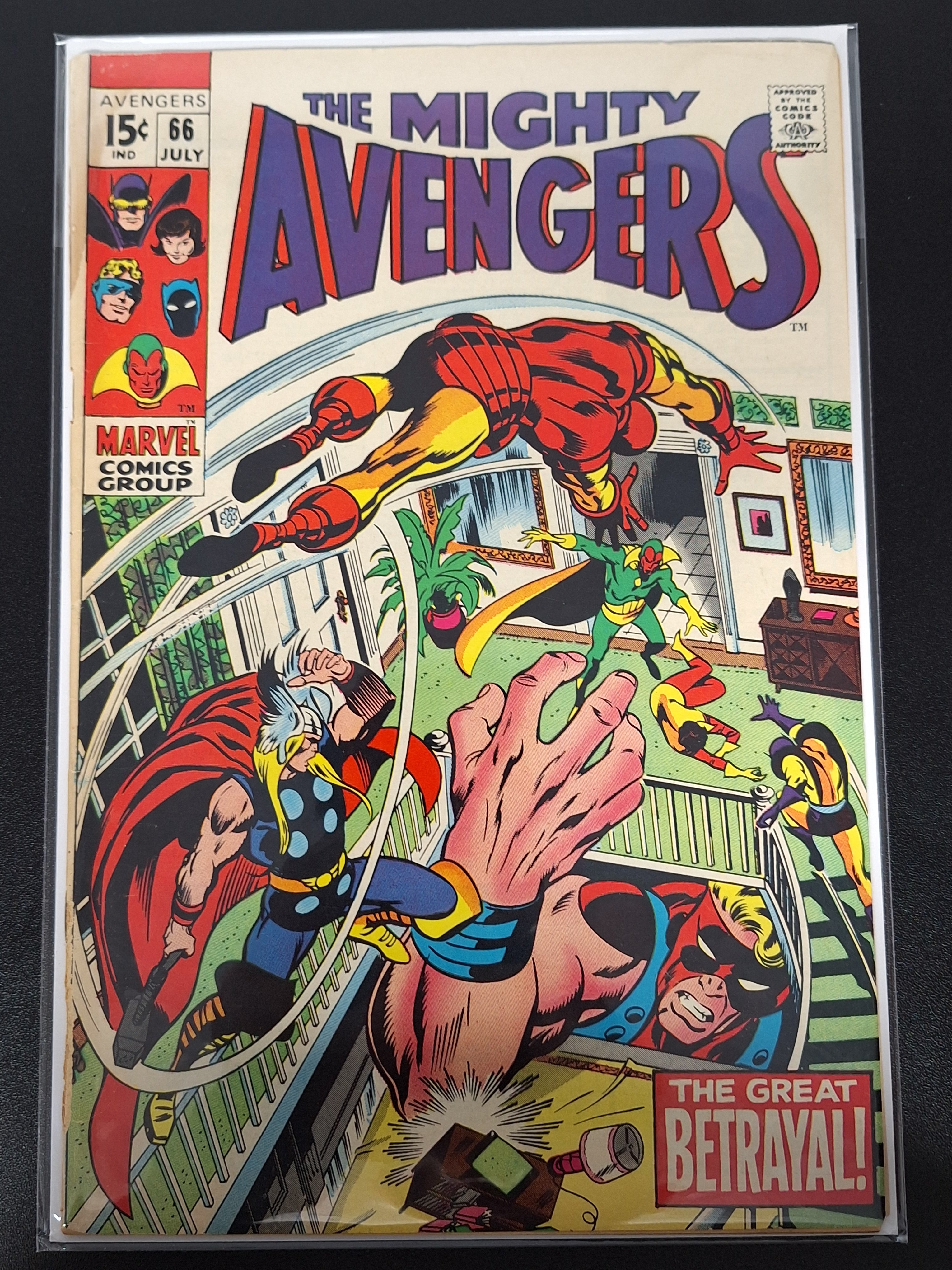 Avengers 66 Marvel 1969 1st Ultron-6 & 1st Adamantium