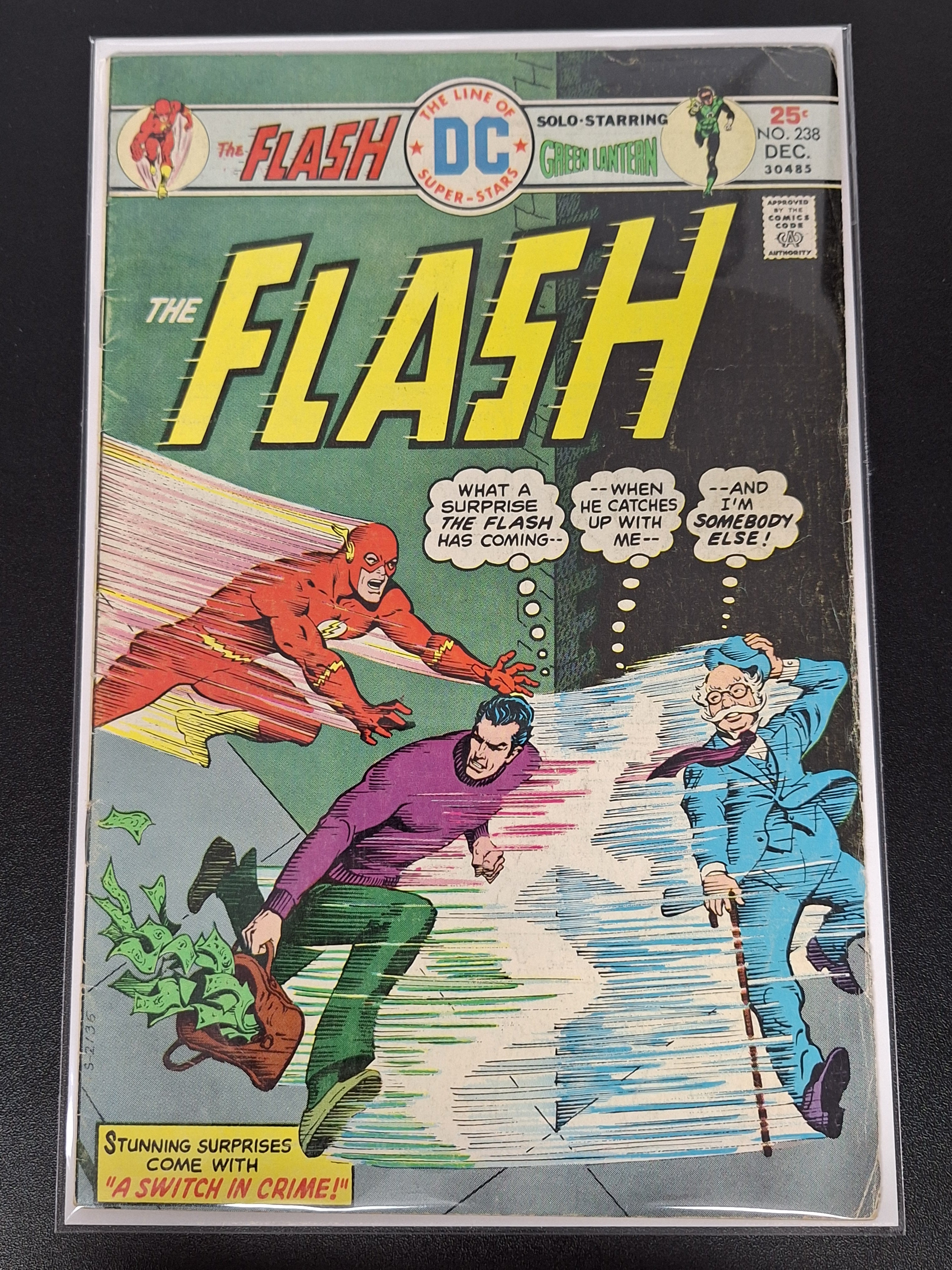 Flash 238 DC 1975 Bronze Age, A Switch In Crime