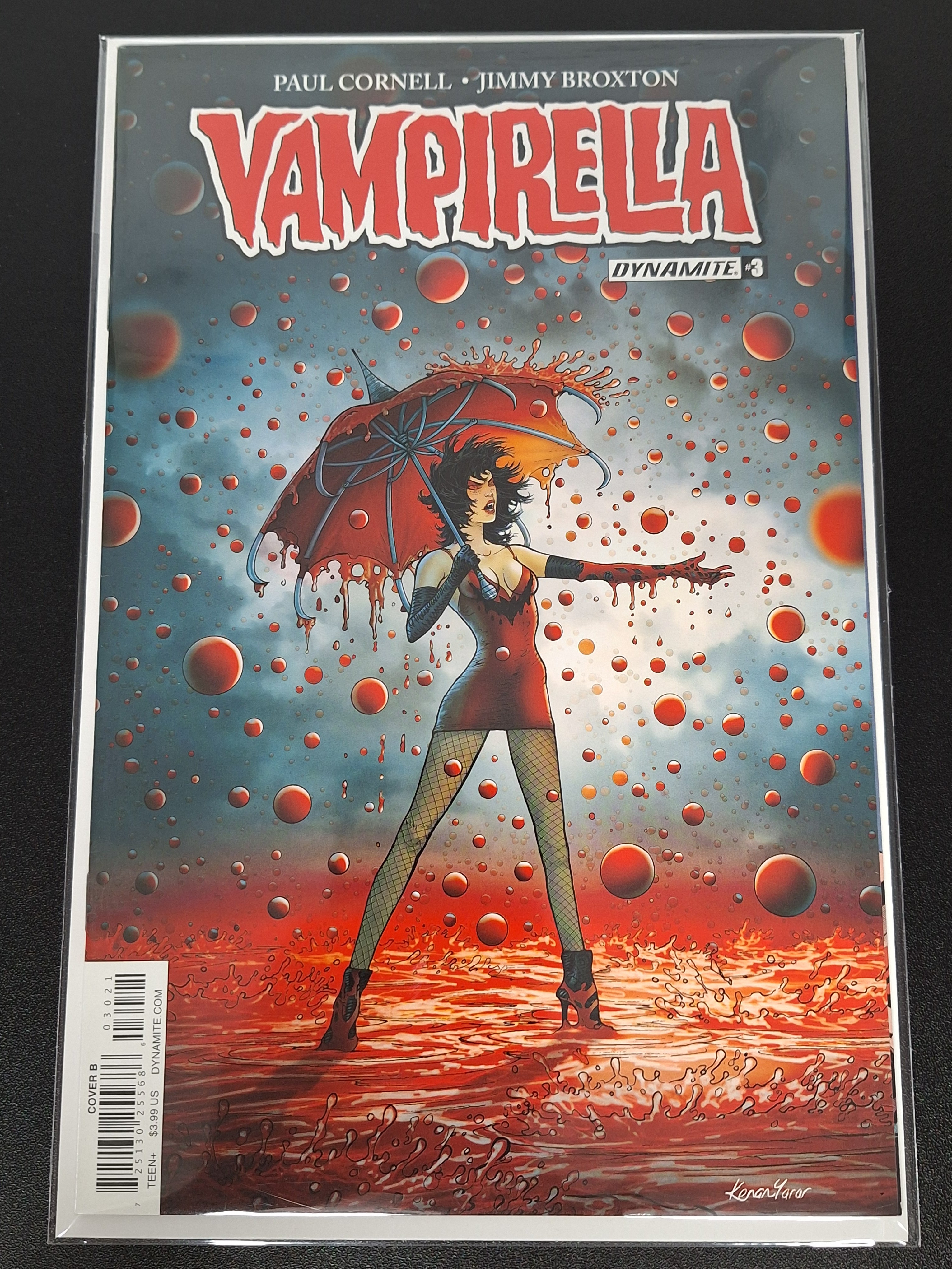Vampirella 3 Dynamite 2017 Kenan Yarar Cover B
