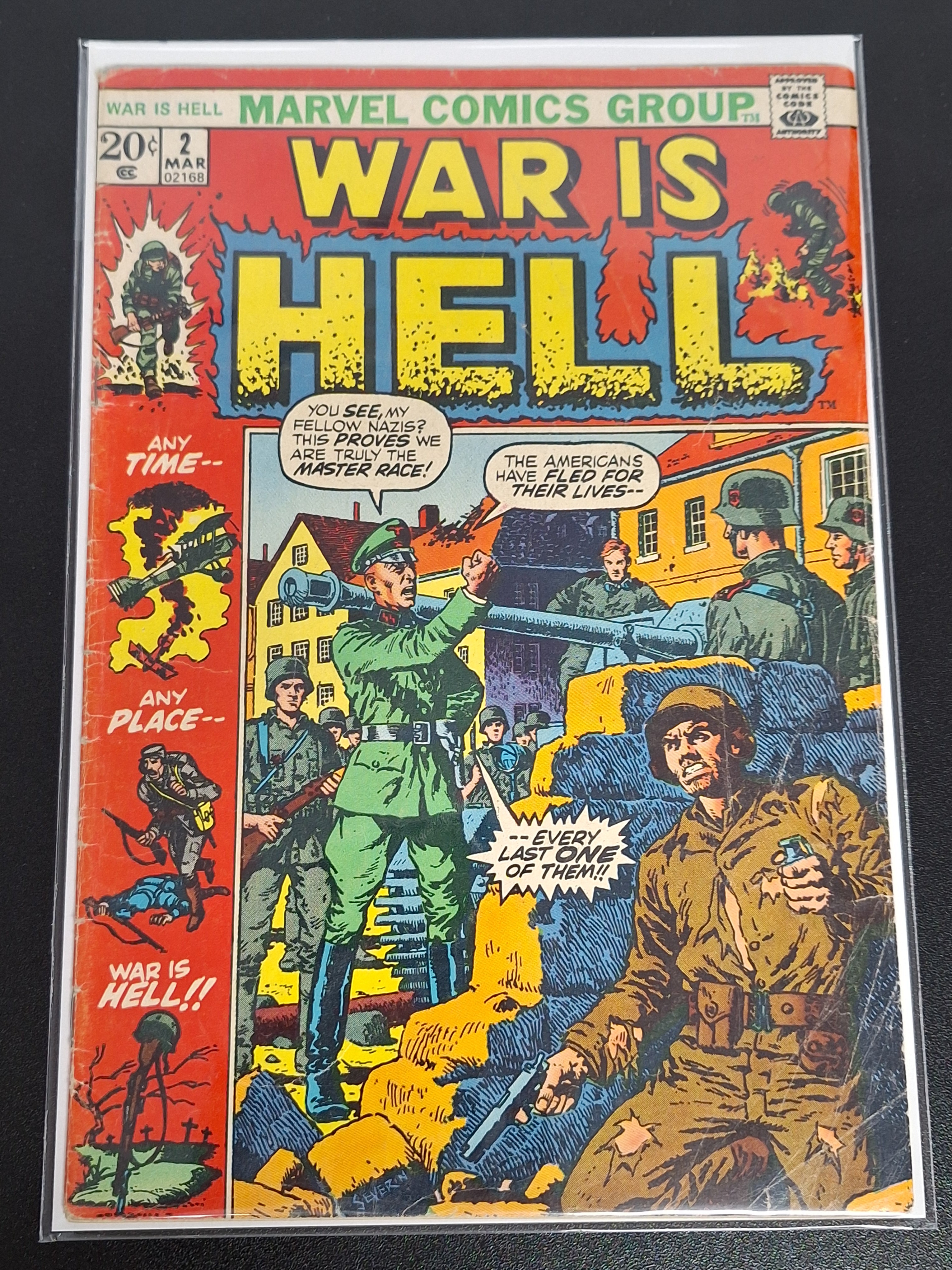 War Is Hell 2 Marvel 1973 Scarce Bronze Age Series