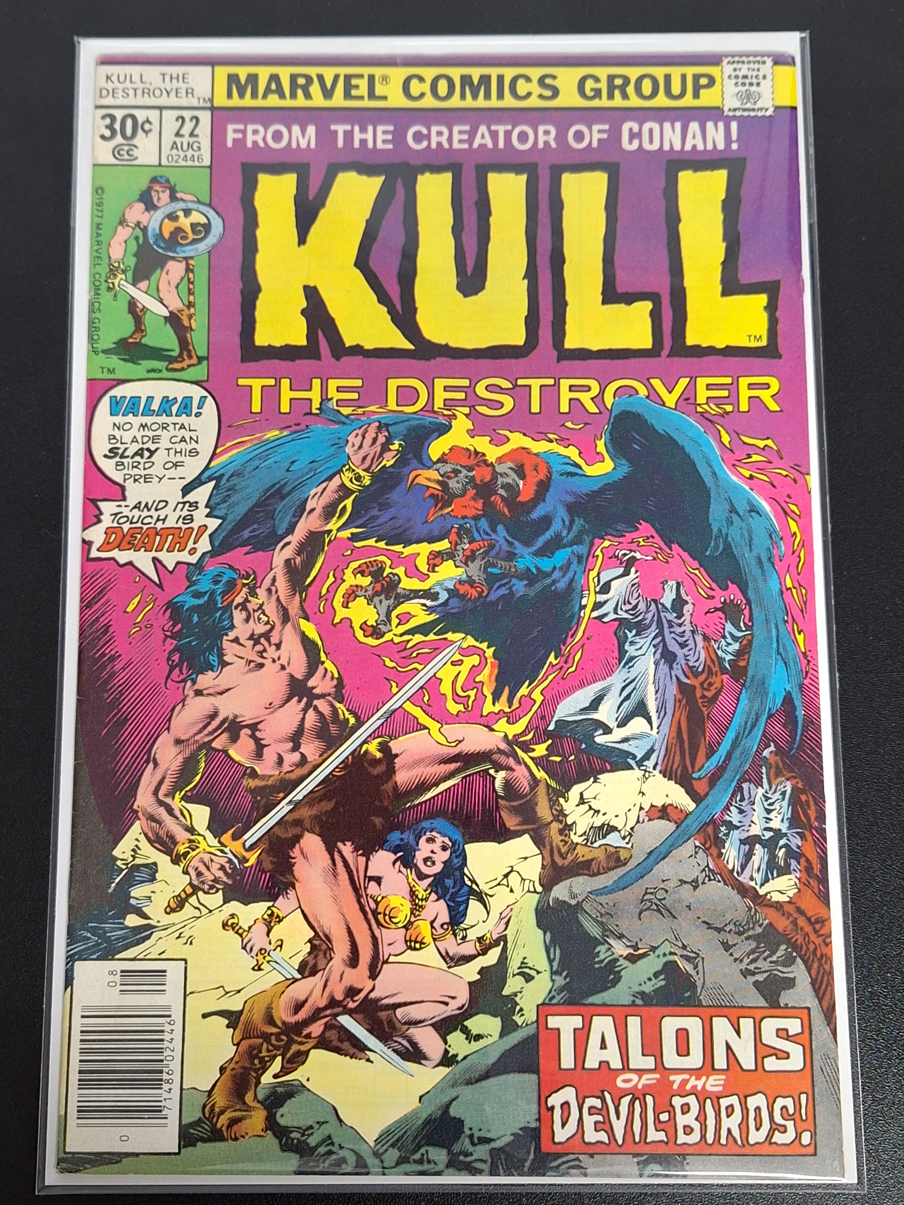 Kull The Destroyer 22 Marvel 1977 Talons Of The Devil-Birds