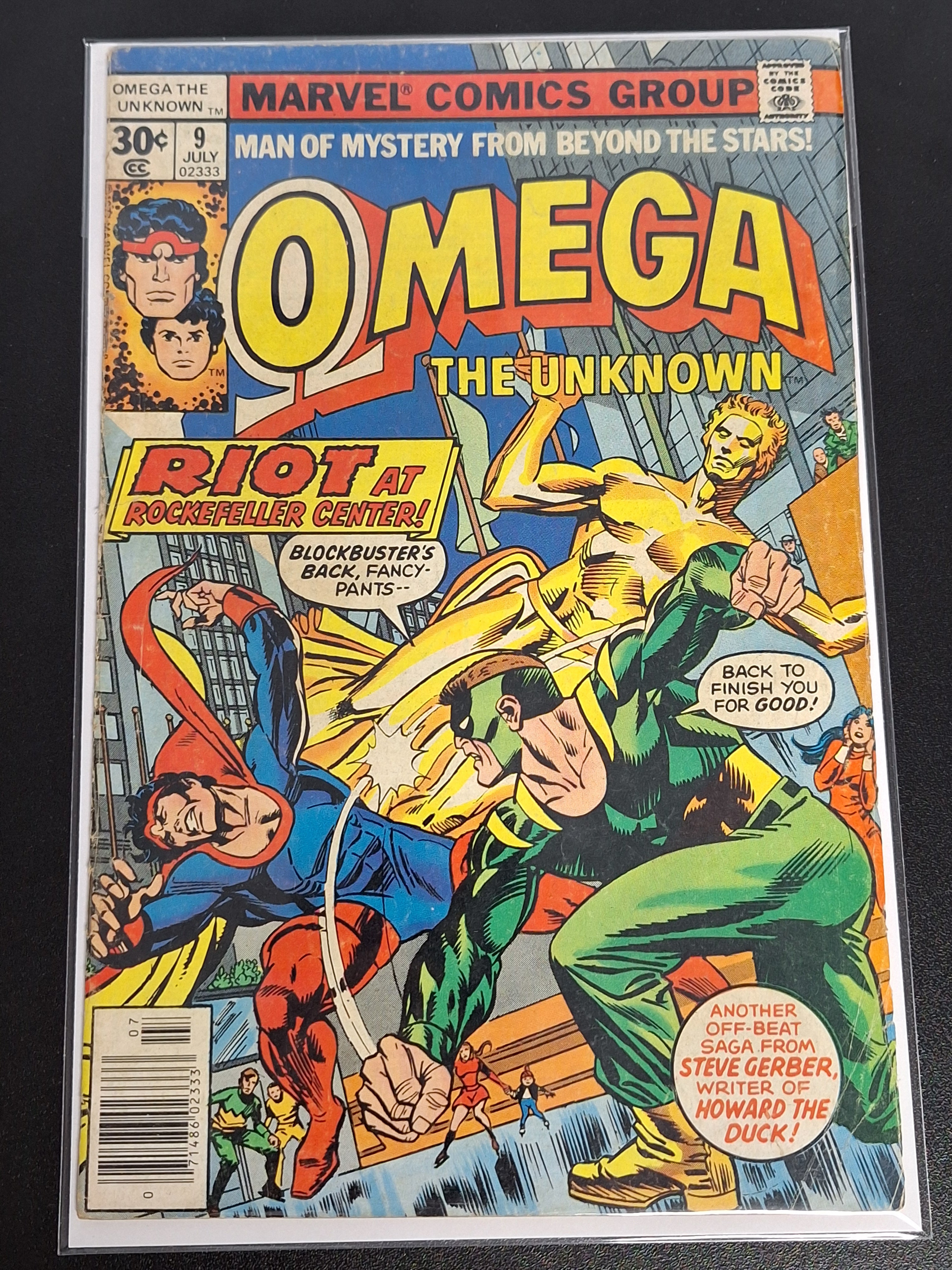 Omega The Unknown 9 Marvel 1977 1st App of The 2nd Foolkiller