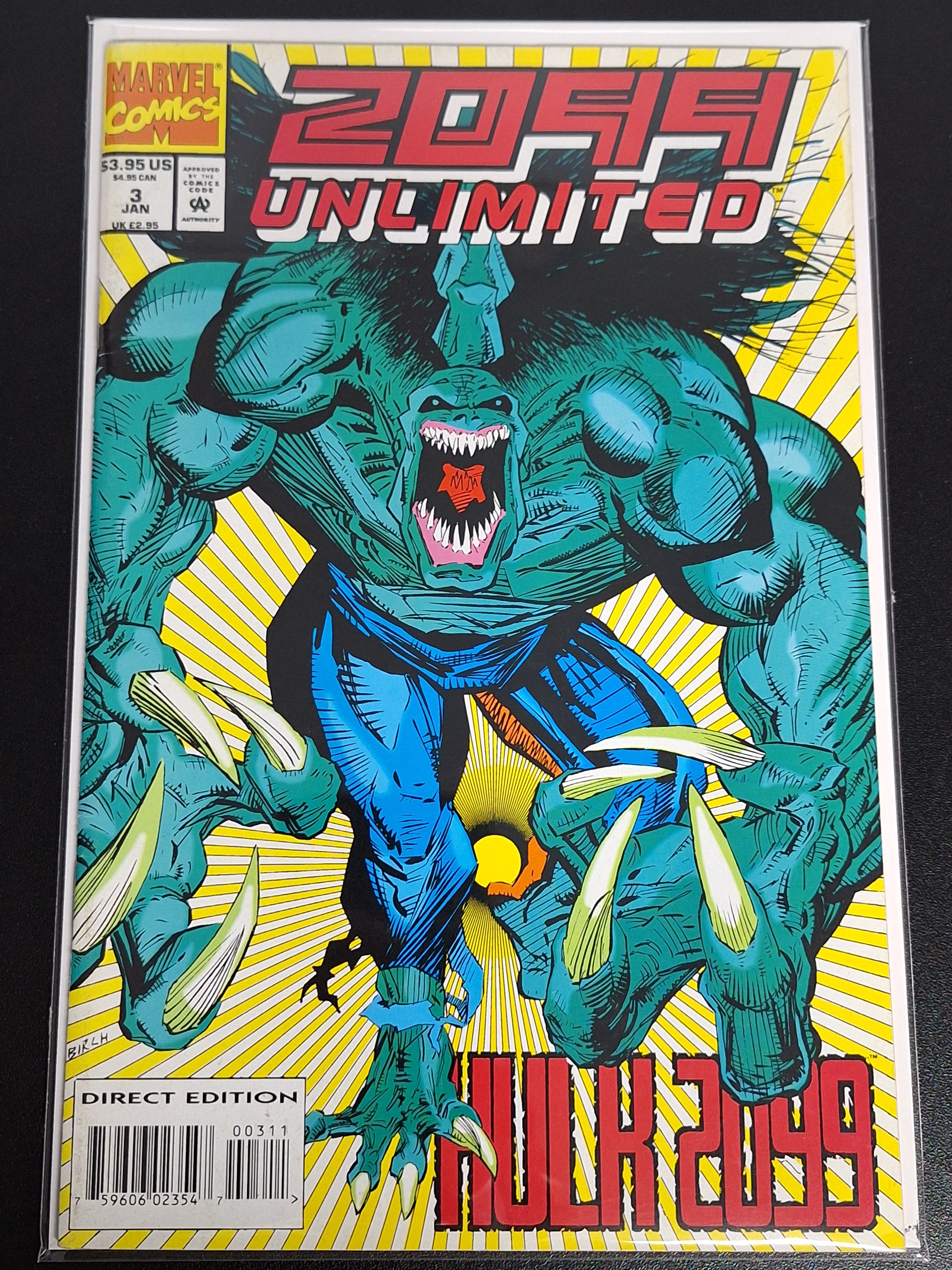 2099 Unlimited 2 Marvel 1994 Hulk 2099