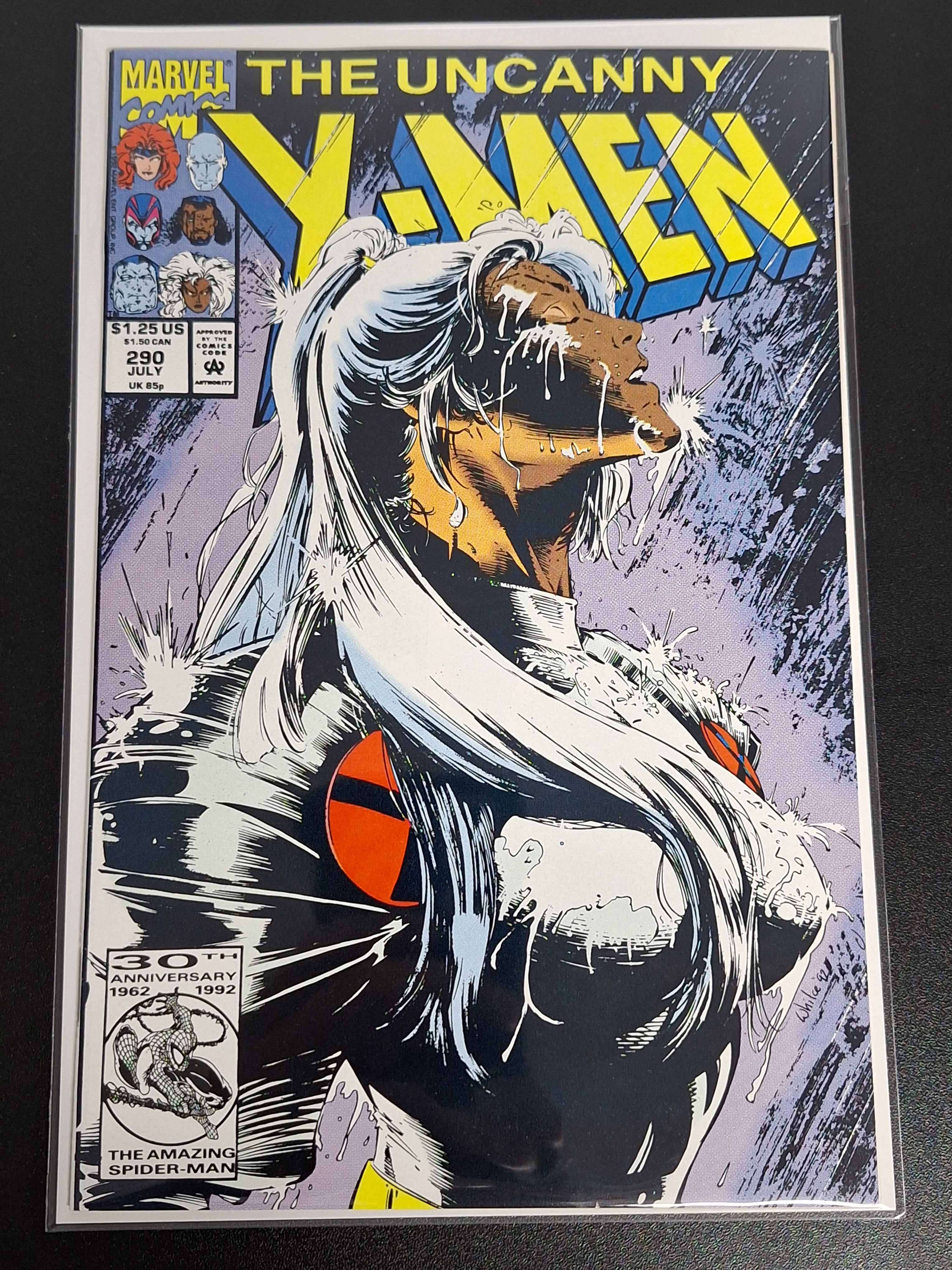 Uncanny X-Men 290 Marvel 1992 "Rain" Cover