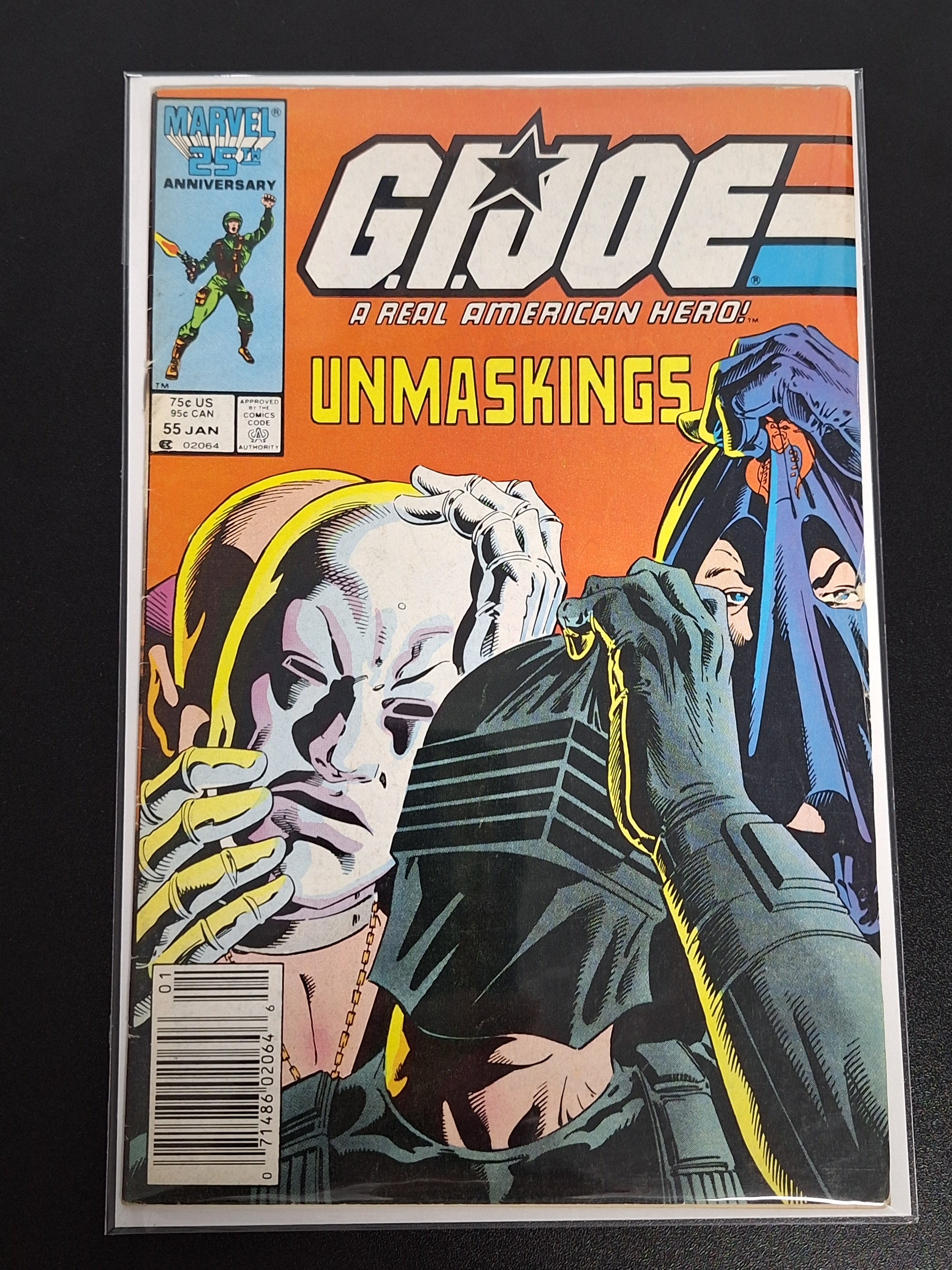 G.I. Joe 55 Marvel 1987 Newsstand, Unmaskings