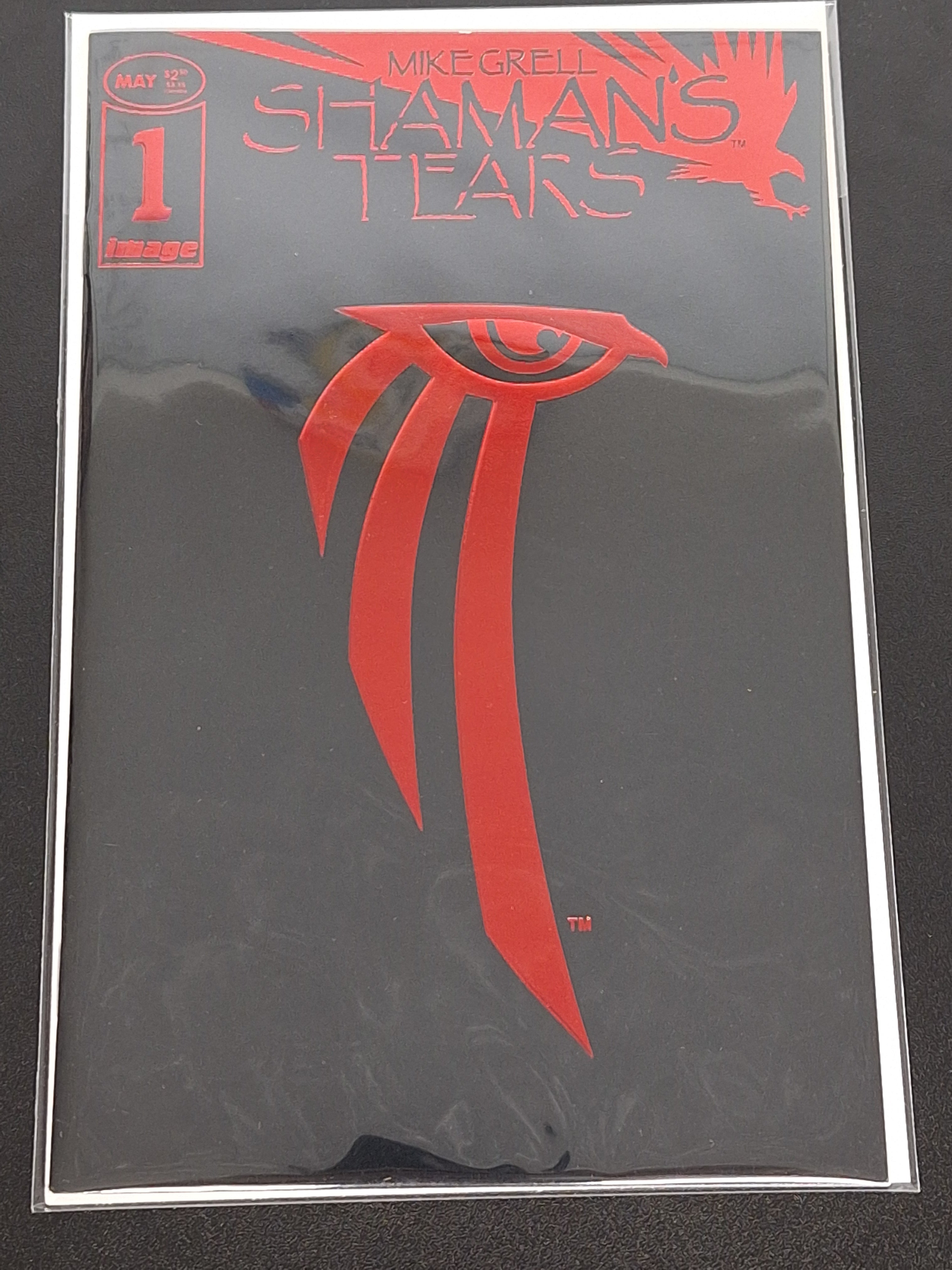 Shaman's Tears 1 Image 1993 Mike Grell, Foil Cover