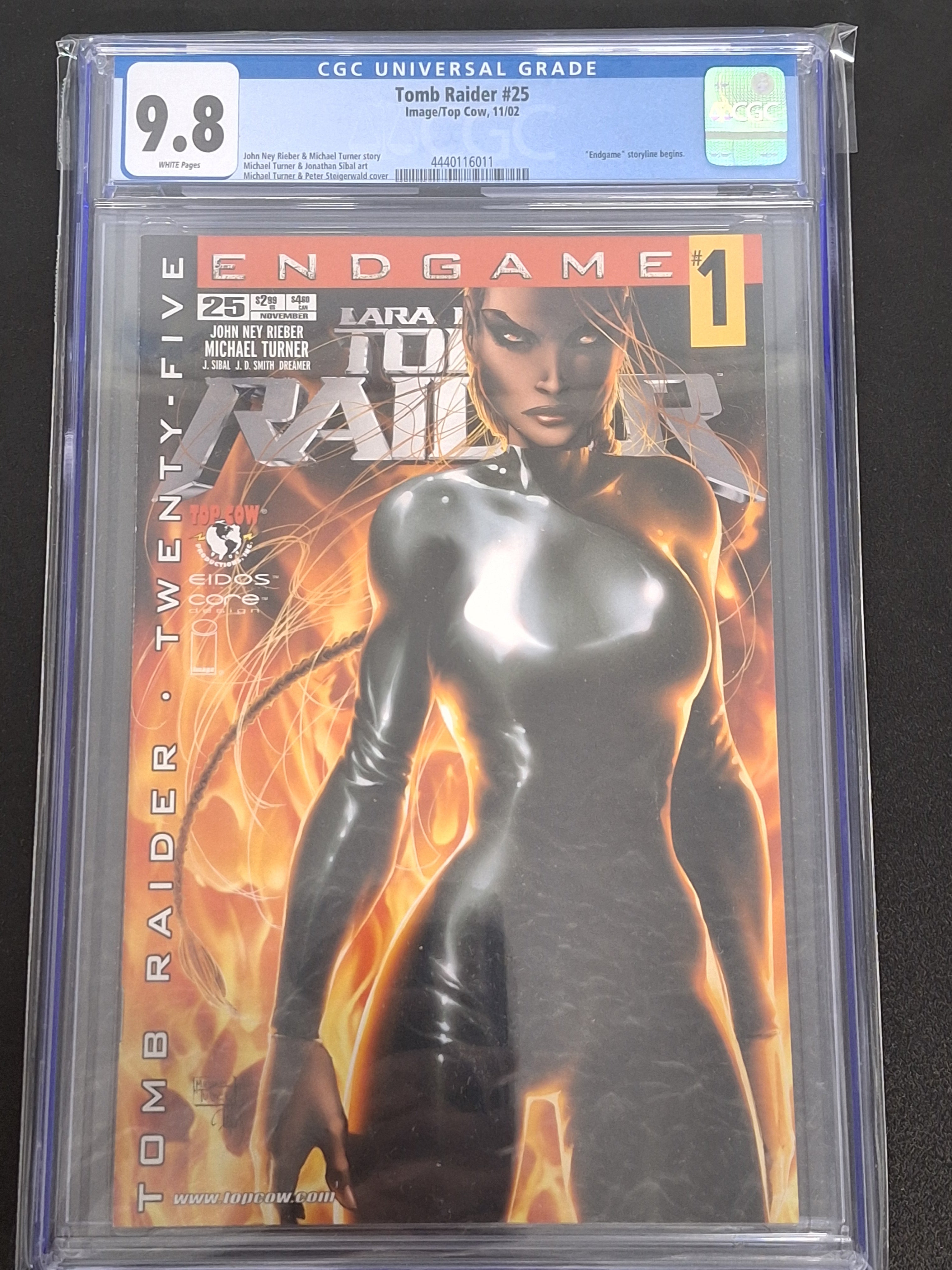 Tomb Raider 25 Image Top Cow 2022 Michael Turner Cover CGC 9.8