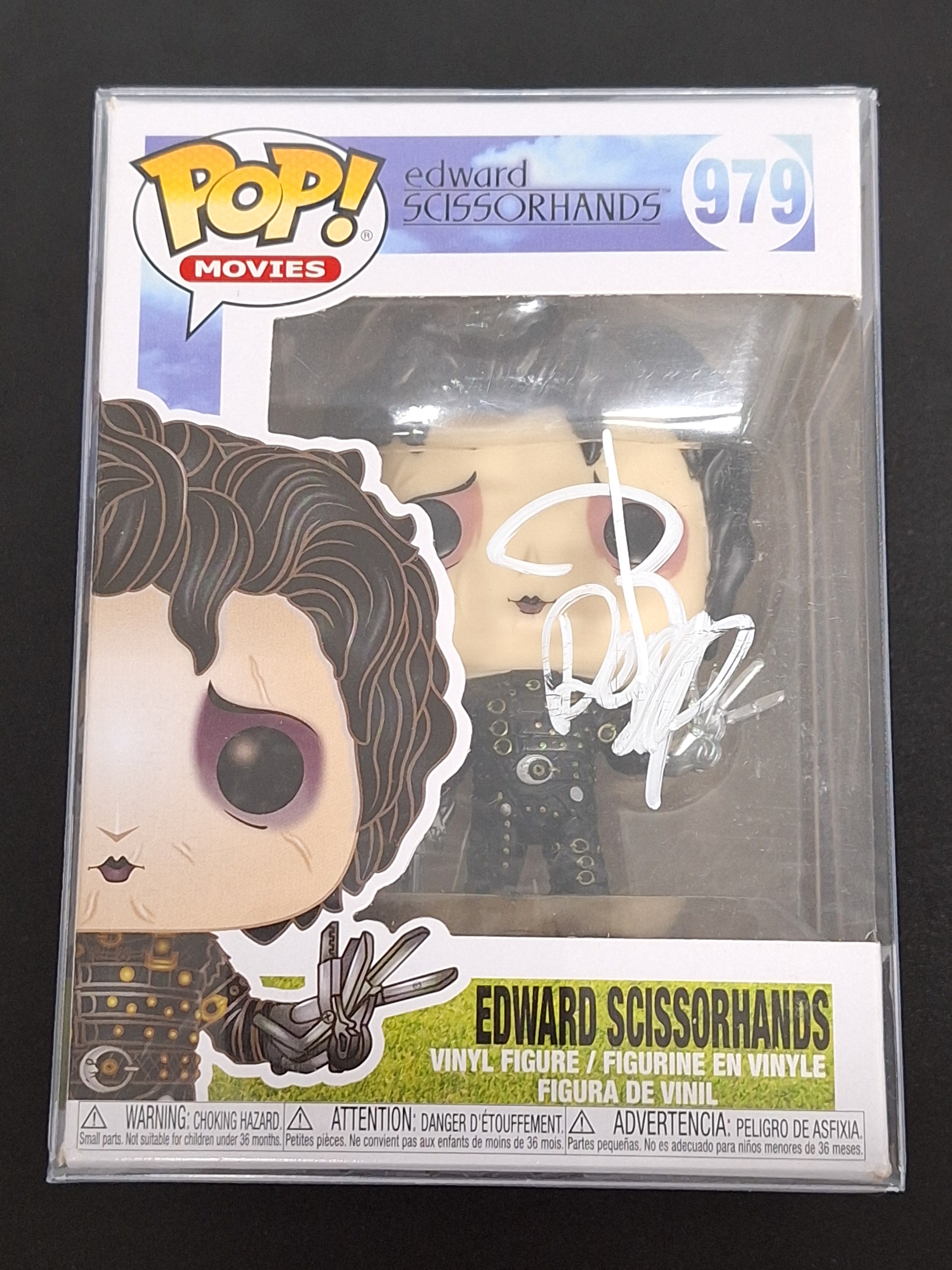 Funko POP! -Edward Scissorhands #979 - Autographed Johnny Depp - KBA Auto
